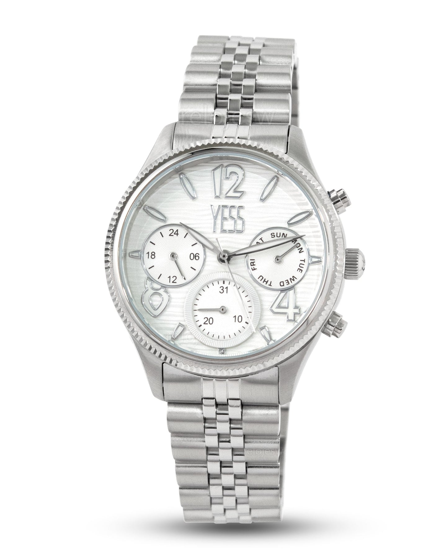 Reloj Yess Mujer Plateado Y24086-1