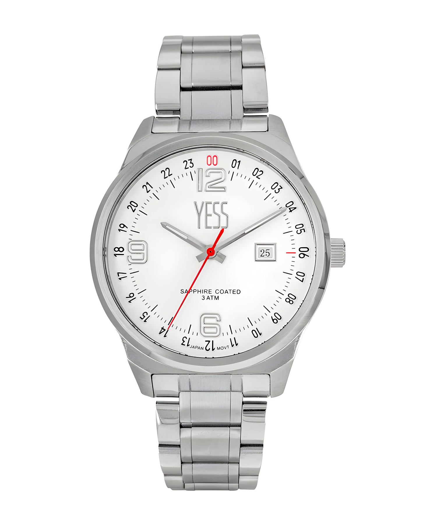 Reloj Yess Hombre Plateado Y24117-1