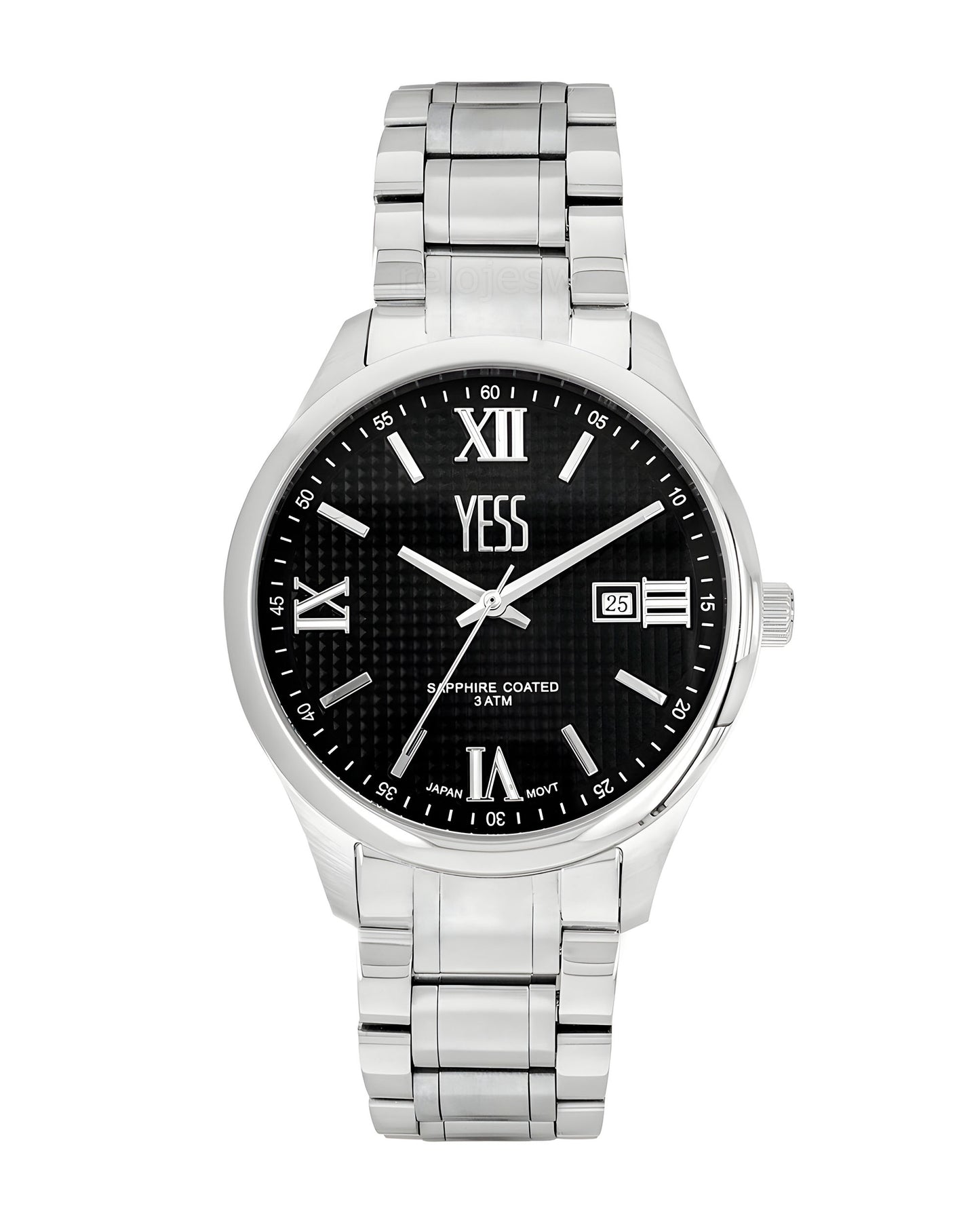 Reloj Yess Hombre Plateado Y24119-1