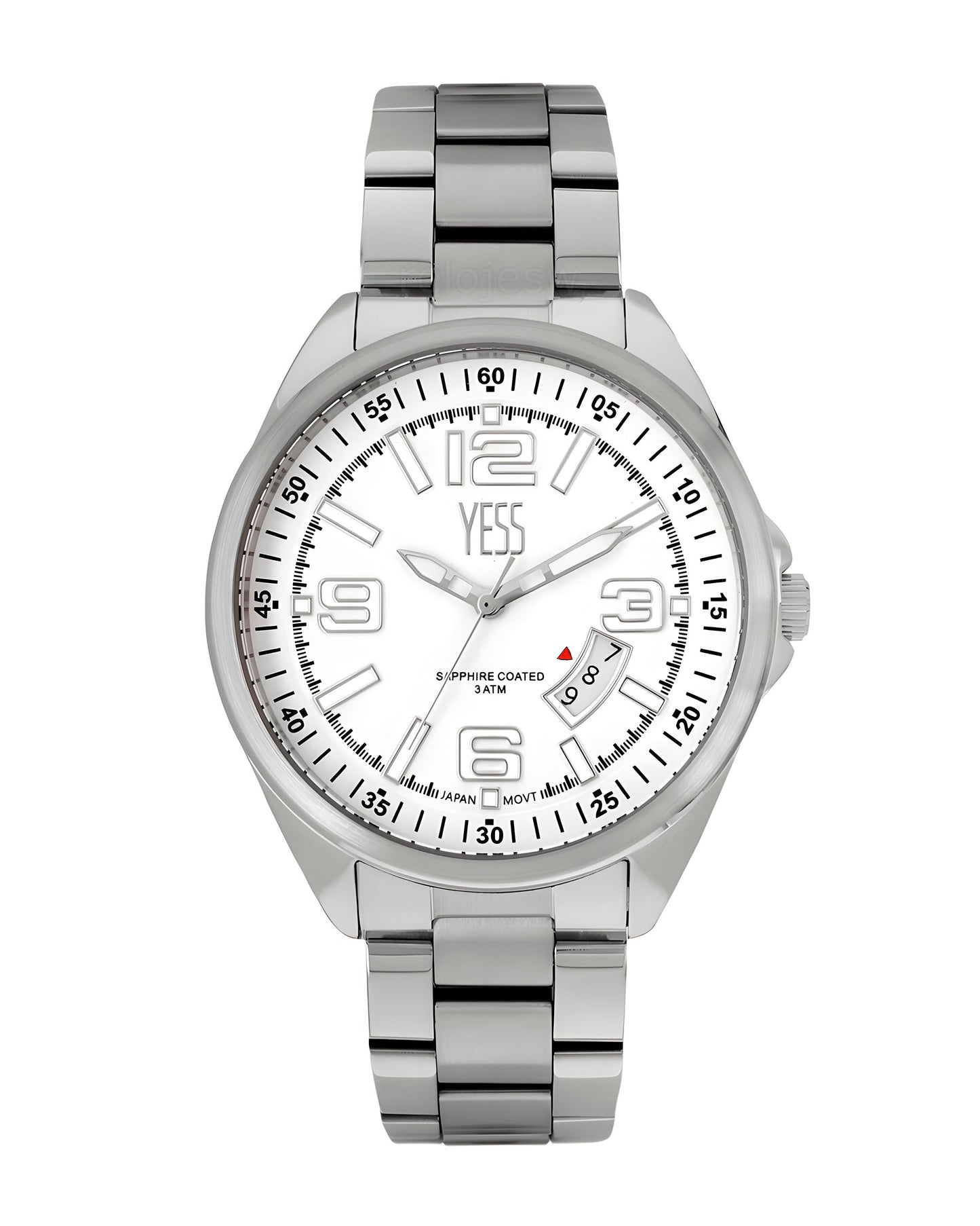 Reloj Yess Hombre Plateado Y24124G-1