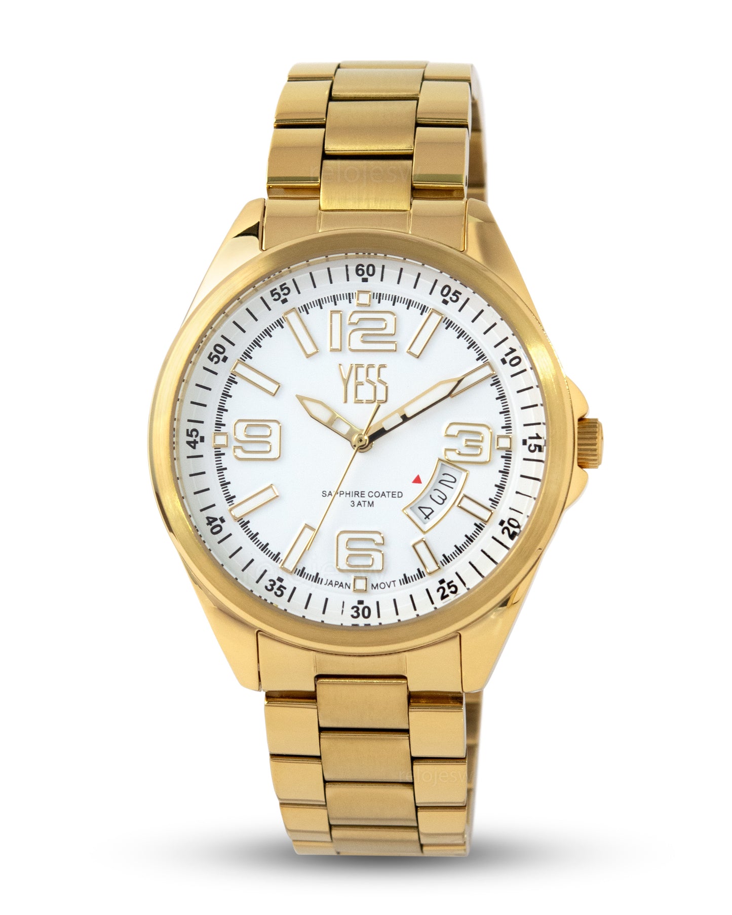 Reloj Yess Hombre Dorado Y24124G-2
