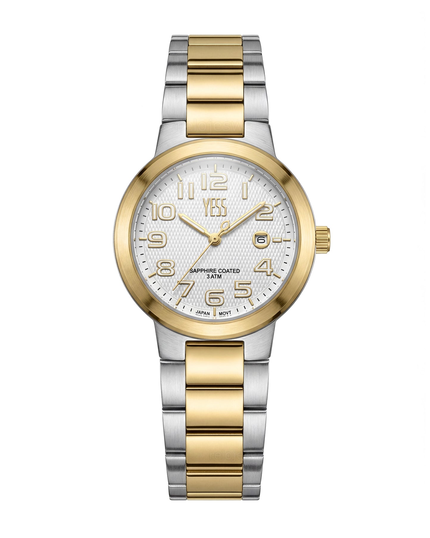 Reloj Yess Mujer Plateado y Dorado Y25021-2