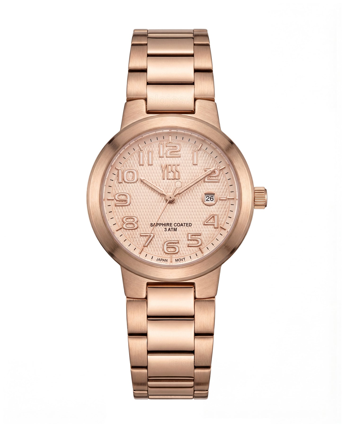 Reloj Yess Mujer Oro Rosa Y25021-5