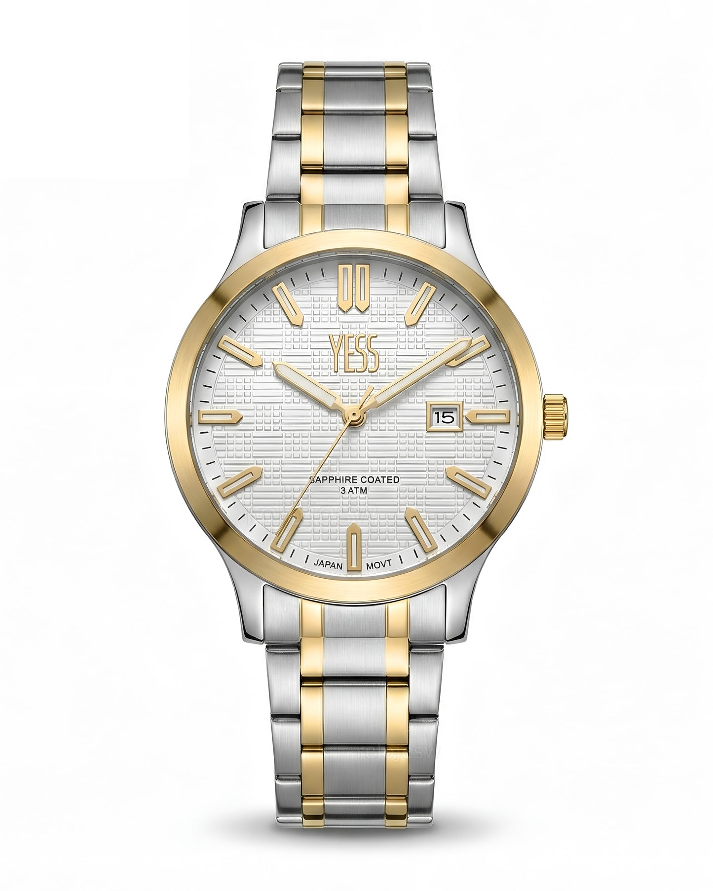 Reloj Yess Hombre Plateado y Dorado Y25026-3