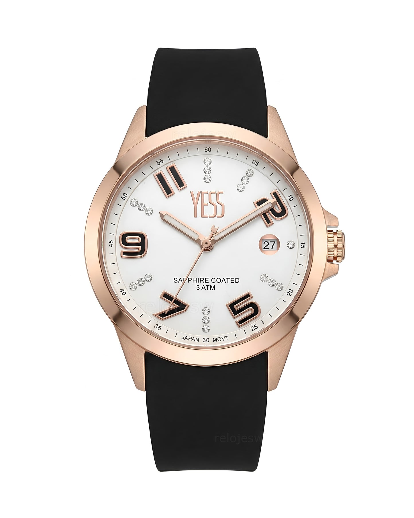 Reloj Yess Mujer Negro Y25031-7