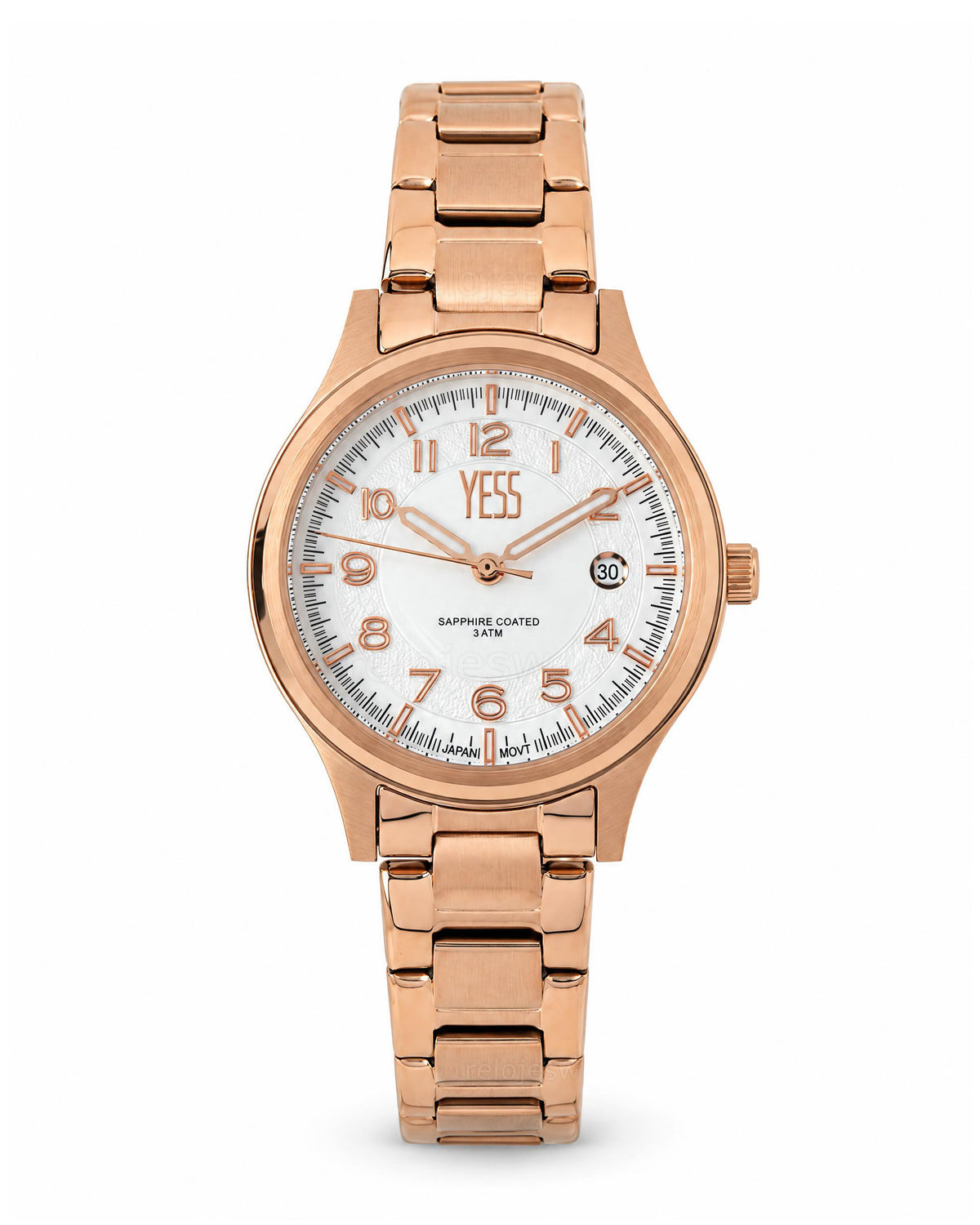Reloj Yess Mujer Original Oro Rosa Y25033L-5
