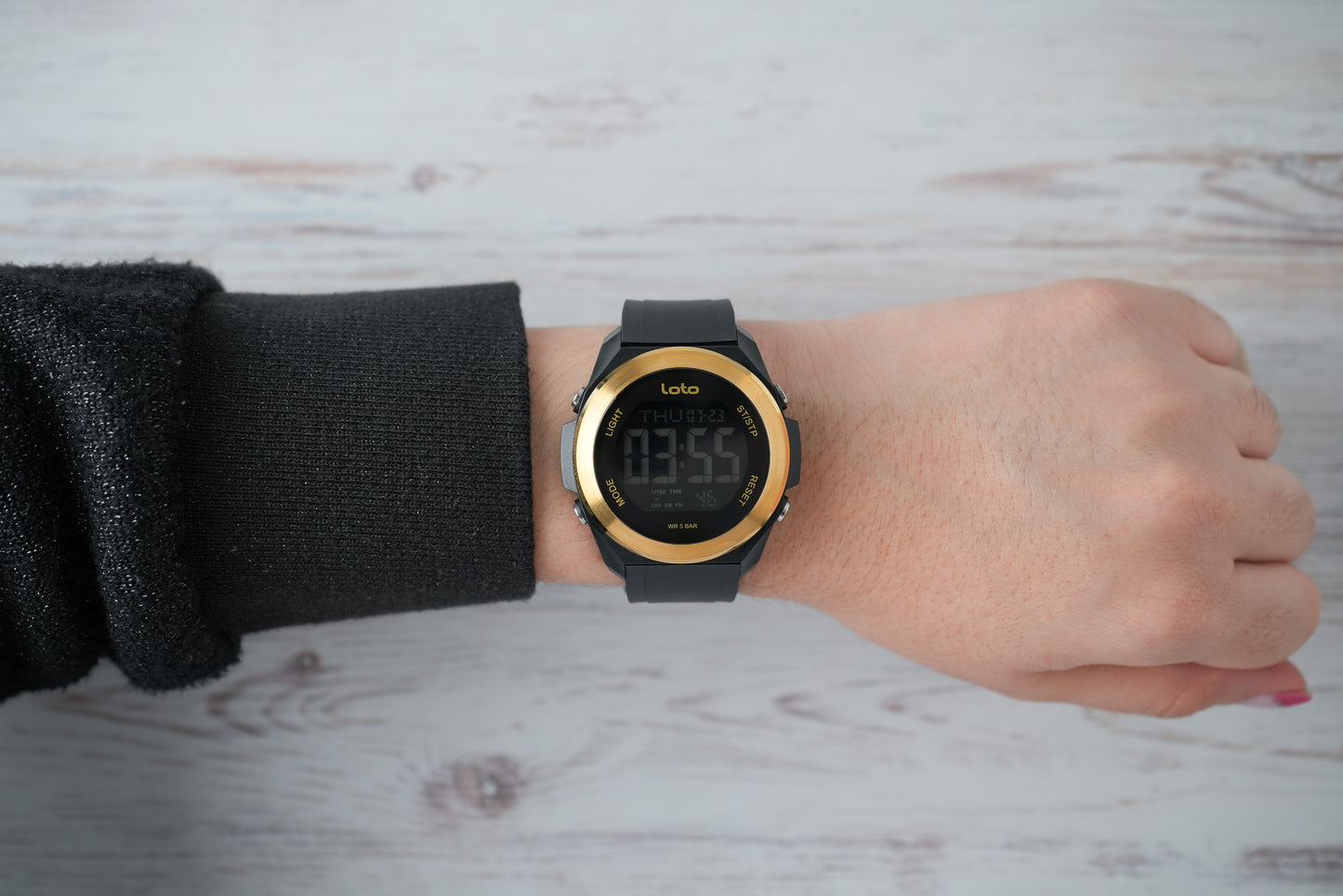 Reloj Loto Unisex Original Negro LT-2594-NEDO