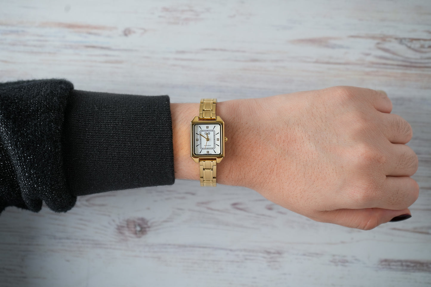 Reloj Q&Q Mujer Original Plateado C76A503Y