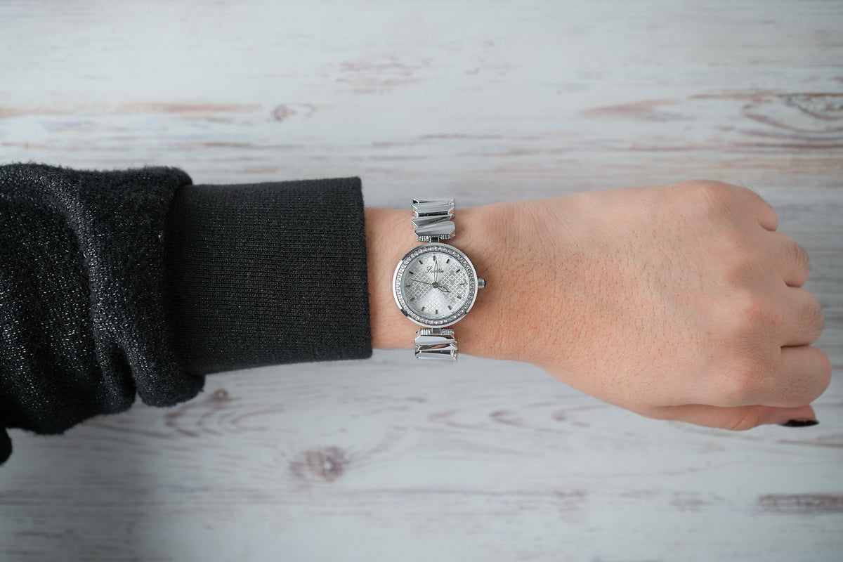 Reloj Scottie Mujer Original Plateado 9788-PLPL