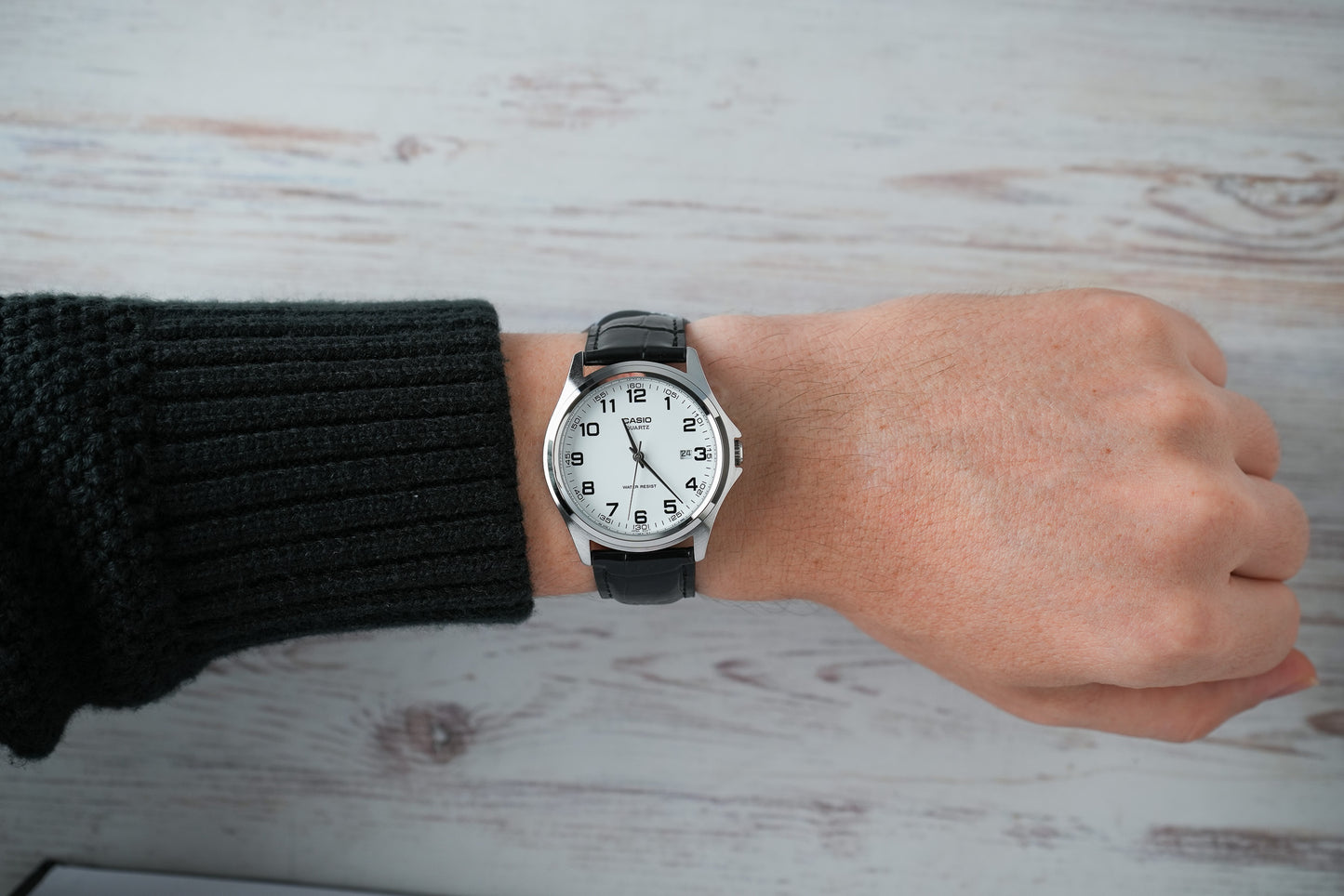Reloj Casio Hombre Original Negro MTP-1183E-7B
