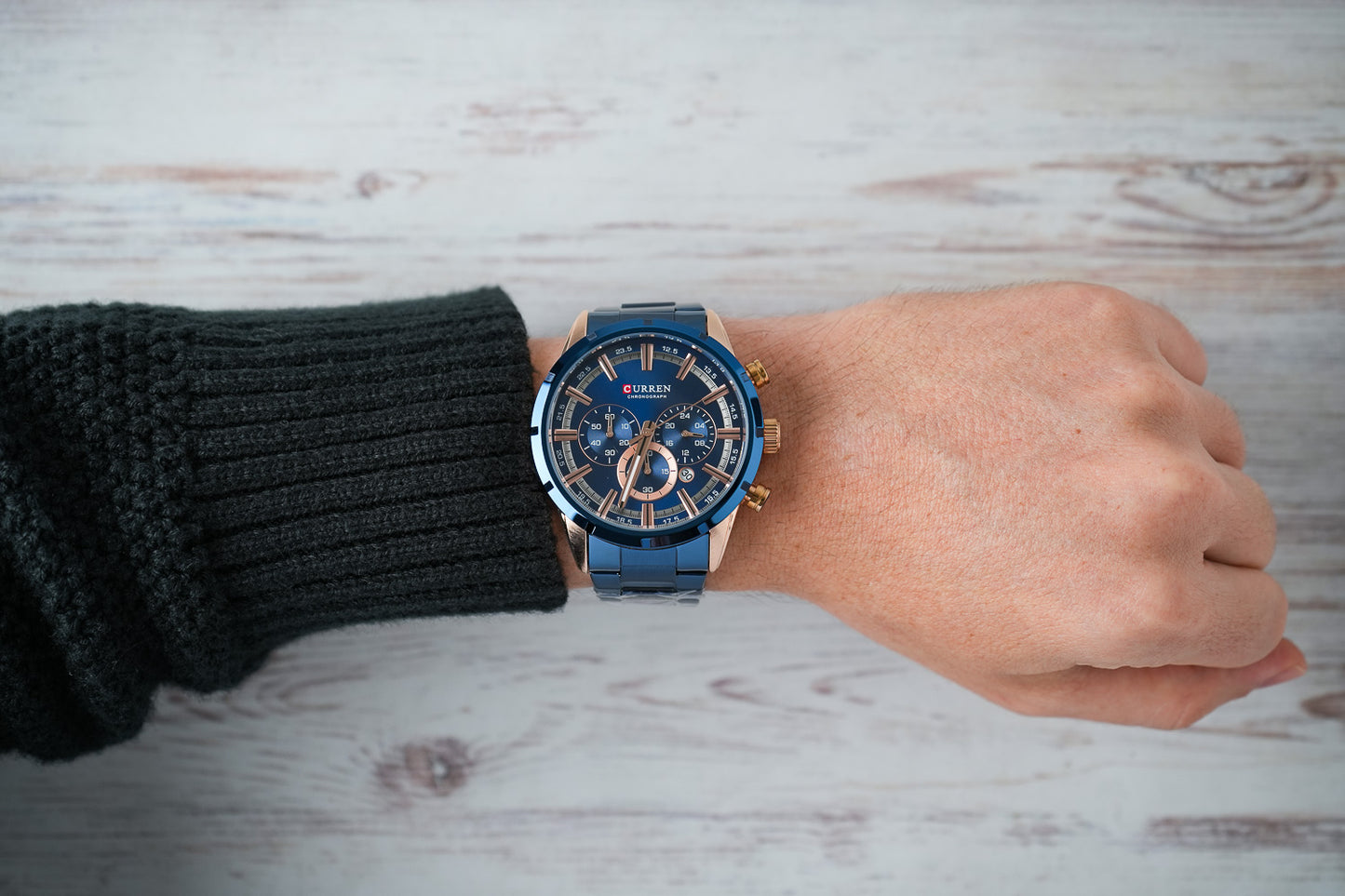 Reloj Curren Hombre Azul CU8355-AZOR