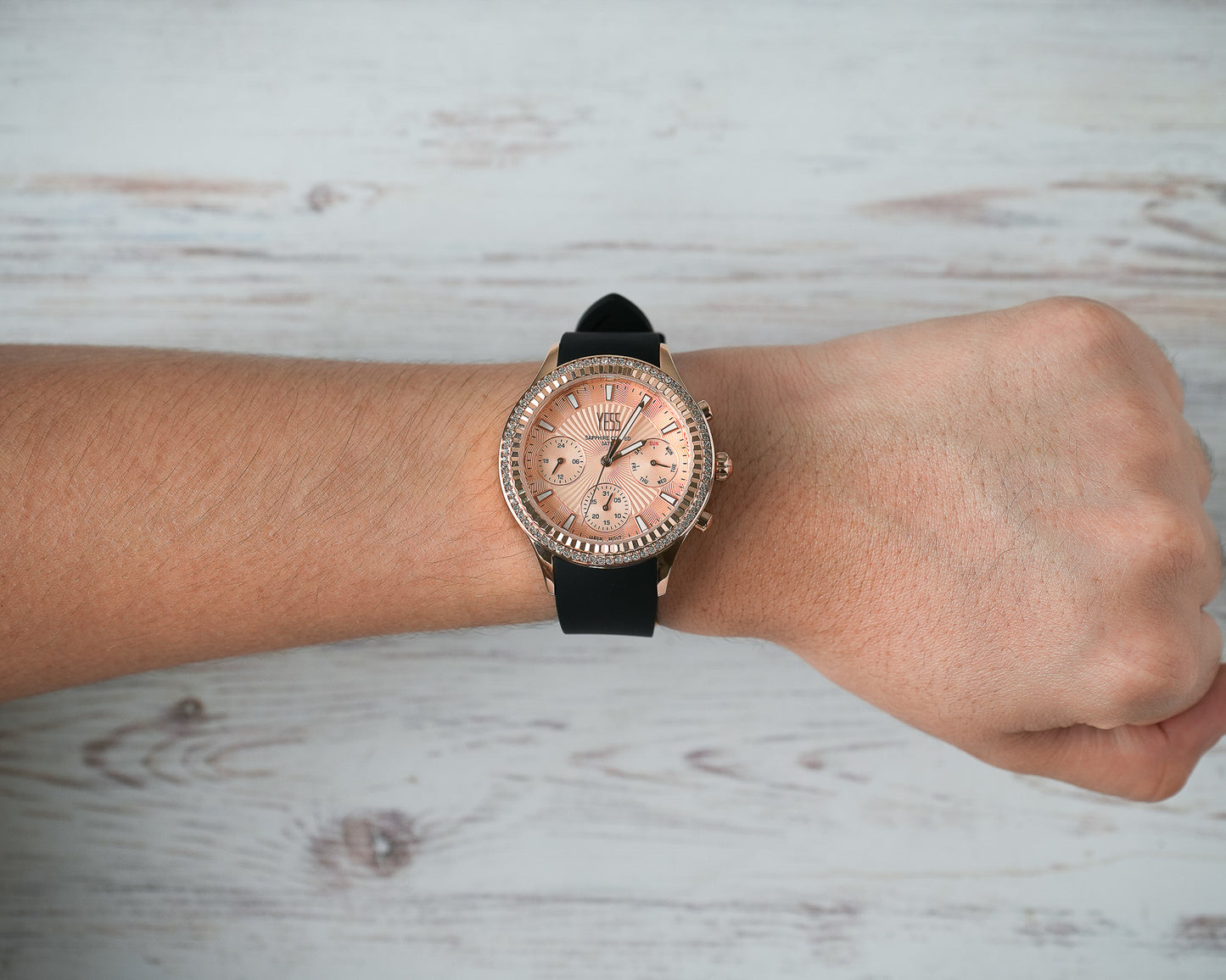 Reloj Yess Mujer Original Negro SMT-250506-4
