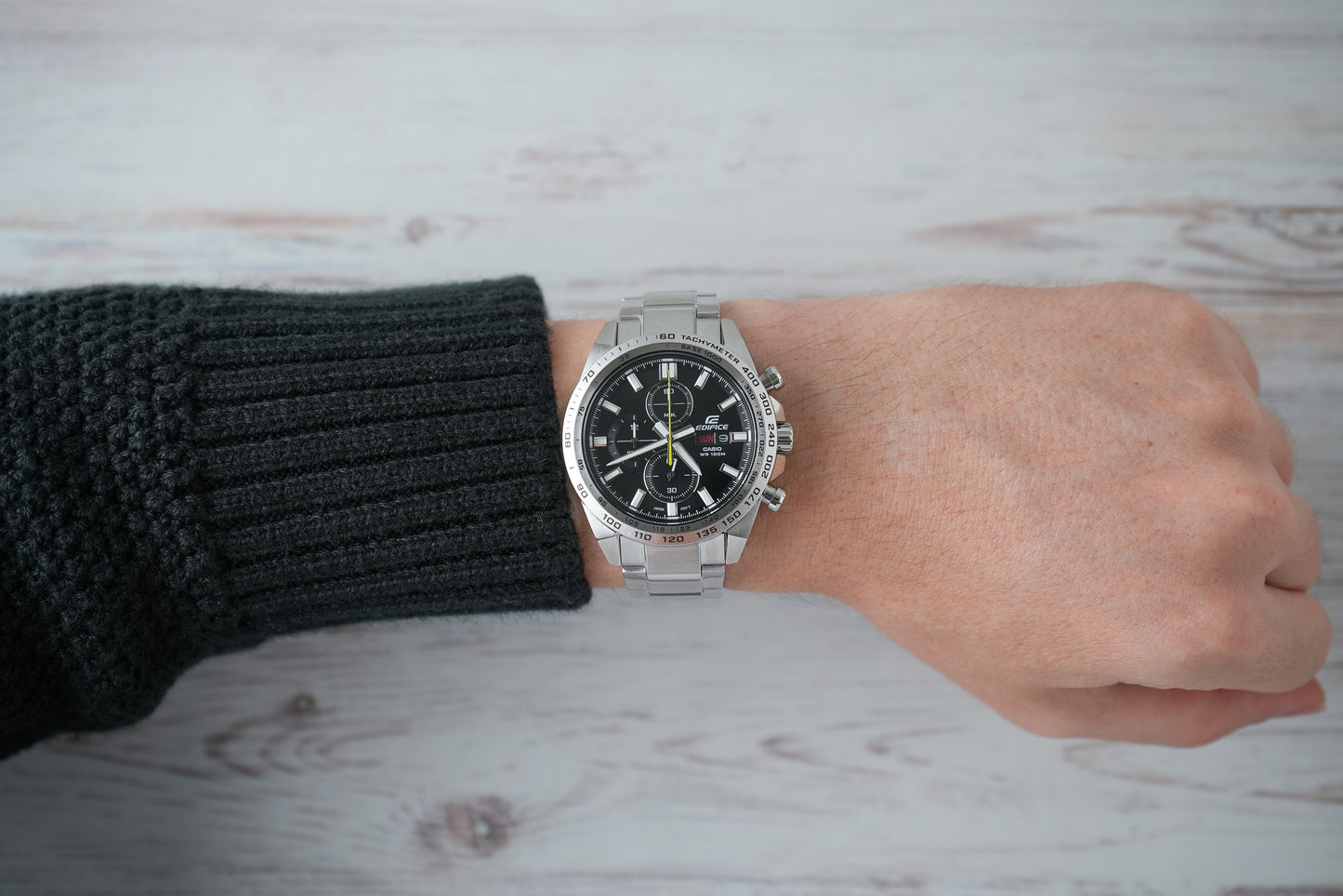 Reloj Casio Edifice Hombre Original Plateado EFR-574D-1AV