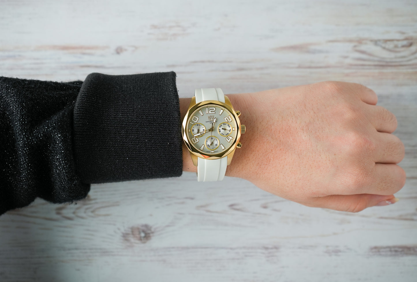 Reloj Yess Mujer Original Gris SMT-251178-3