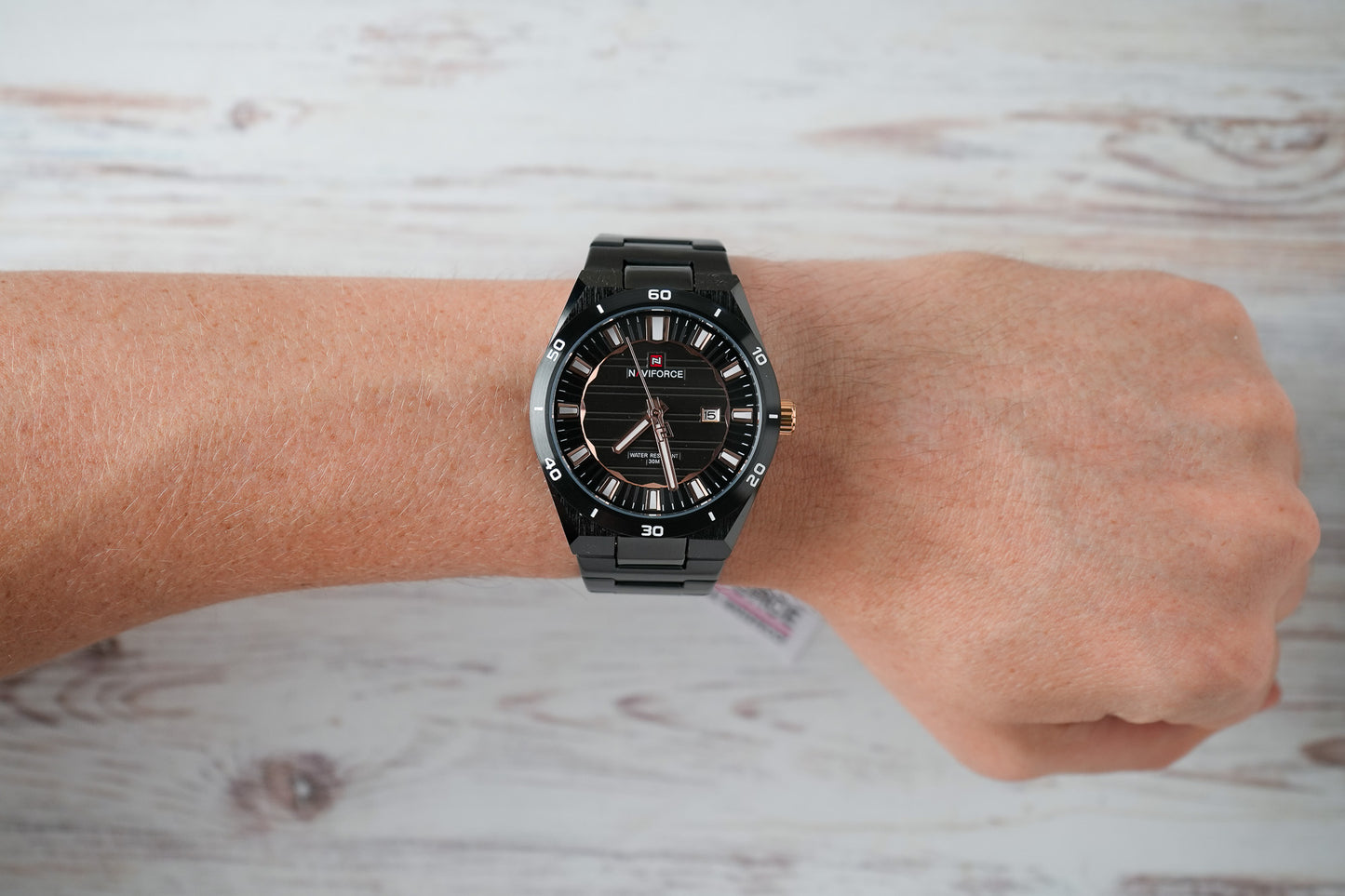 Reloj Naviforce Hombre Original Negro NF9268-NEOR