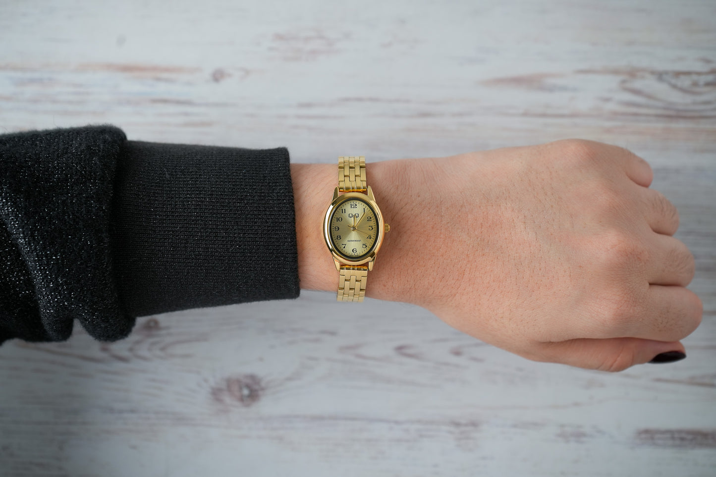 Reloj Q&Q Original Mujer Dorado Q34C004Y