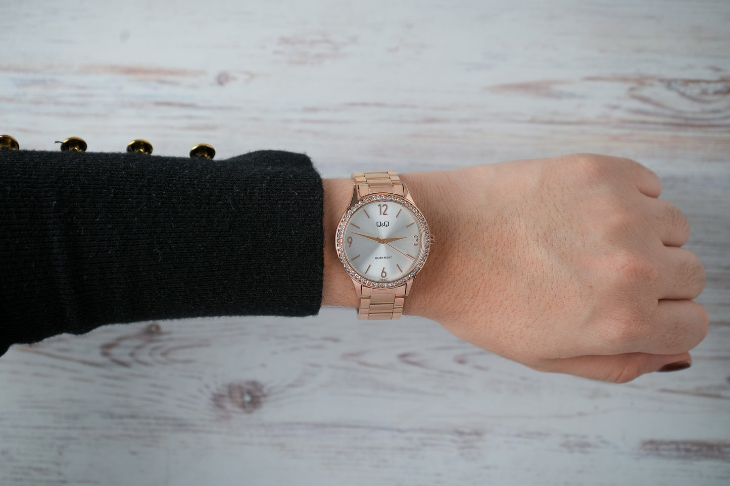 Reloj Q&Q Original Mujer Oro Rosa Q75B007Y