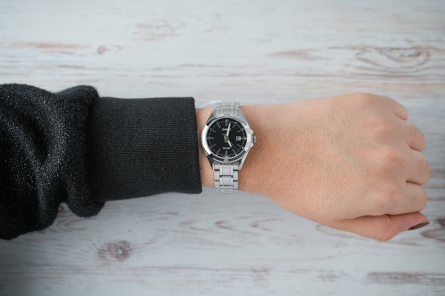 Reloj Casio Original Mujer Plateado LTP-1308D-1AV