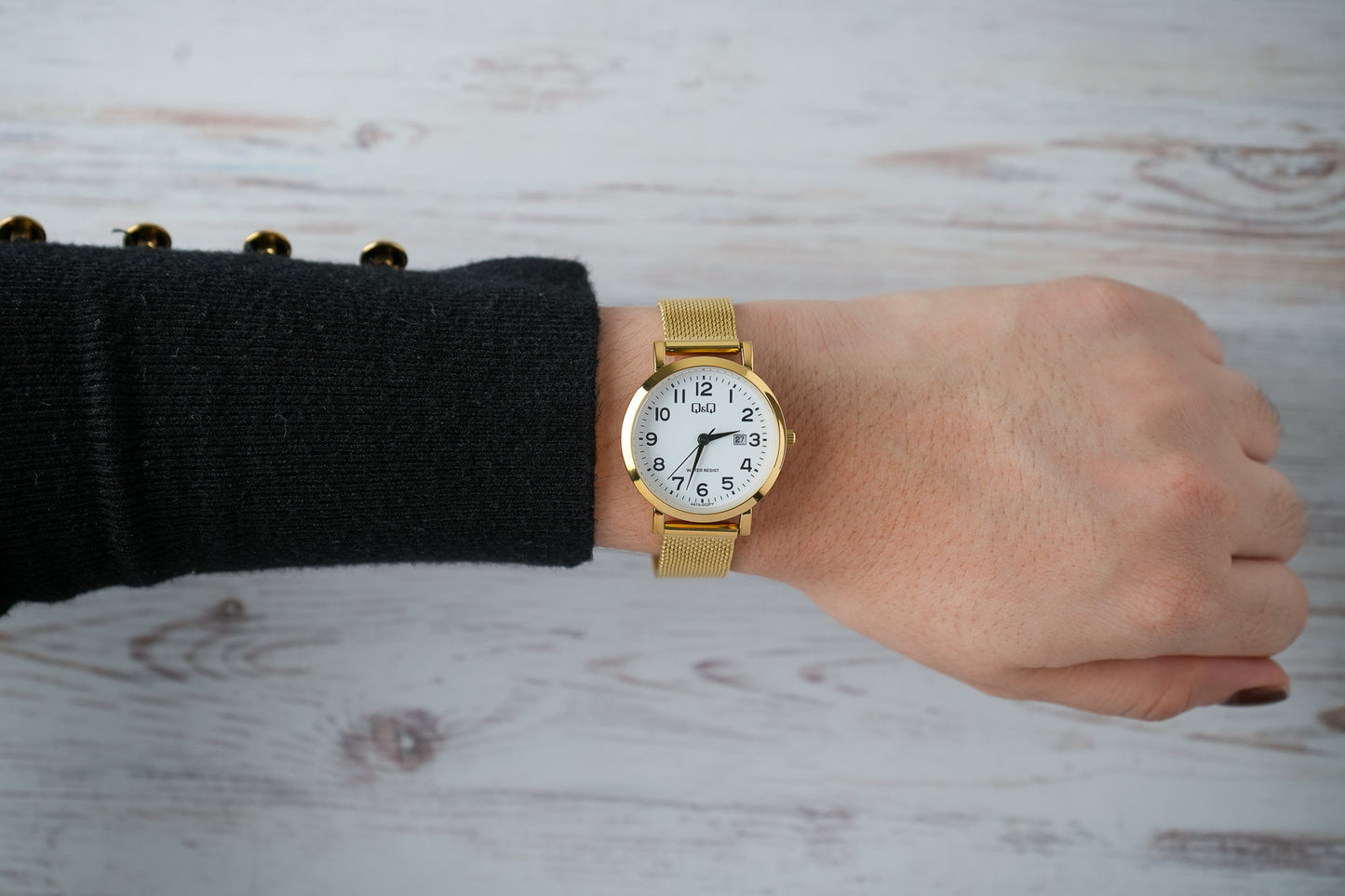Reloj Q&Q Original Mujer Dorado A47A002Y