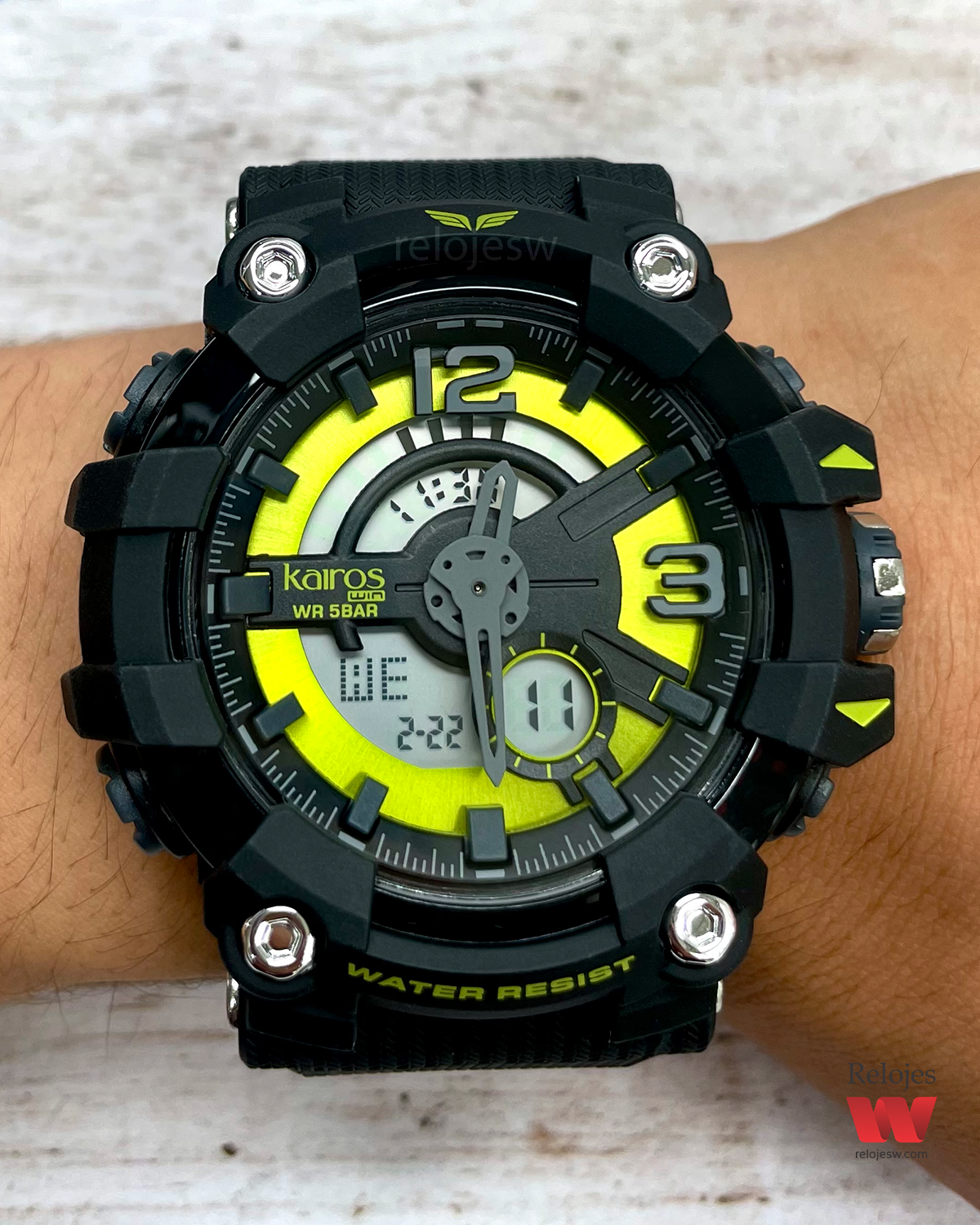 Reloj Kairos Hombre ADM1102-1 Negro