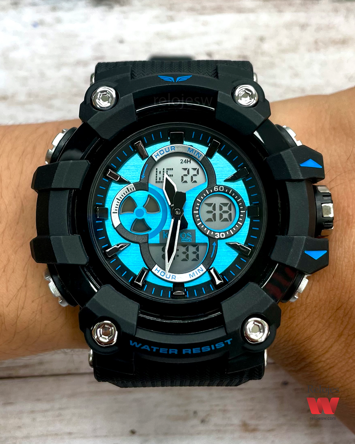 Reloj Kairos Hombre ADM1110-2 Negro