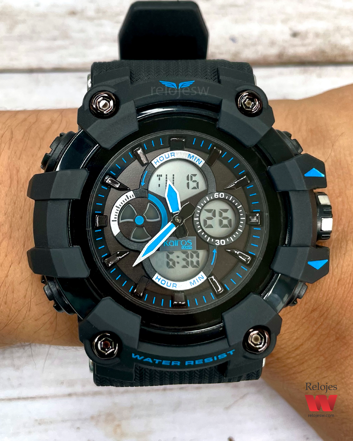 Reloj Kairos Hombre ADM1110-2B Negro