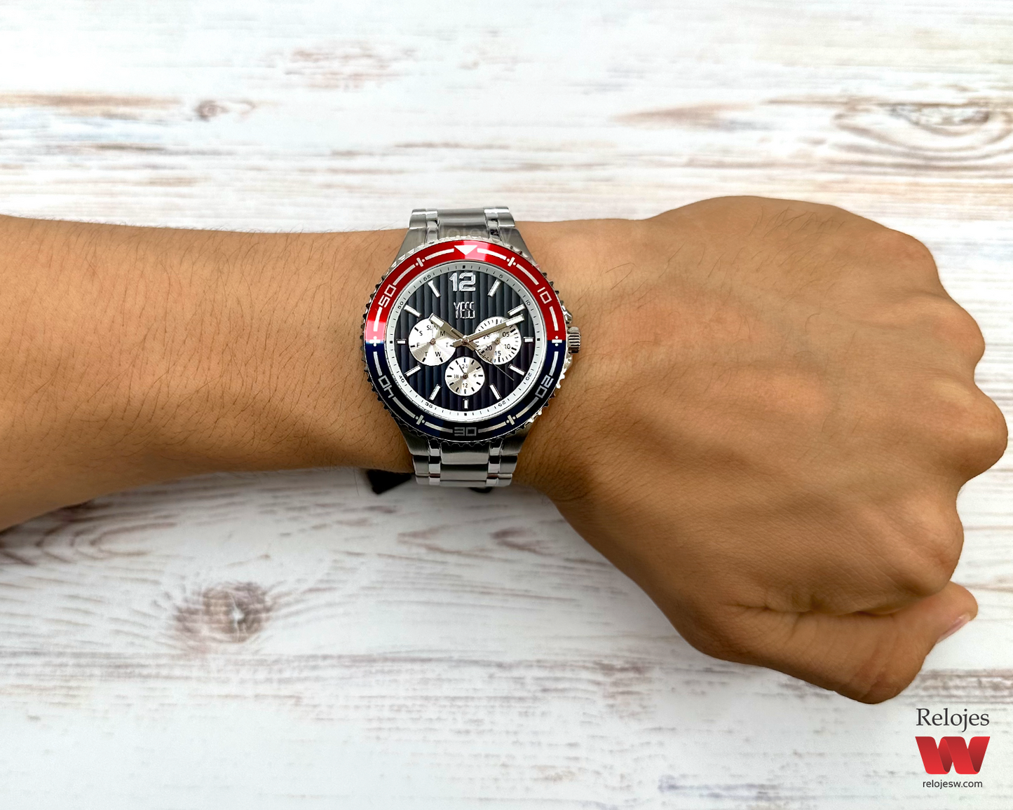 Reloj Yess Hombre SM-22056 Plateado