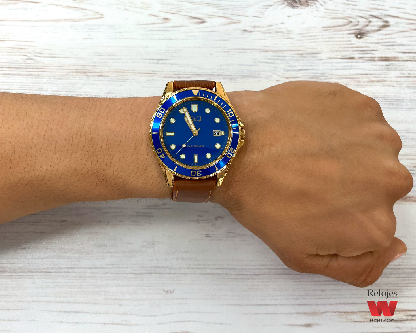 Reloj Q&Q Hombre A172J800Y Dorado