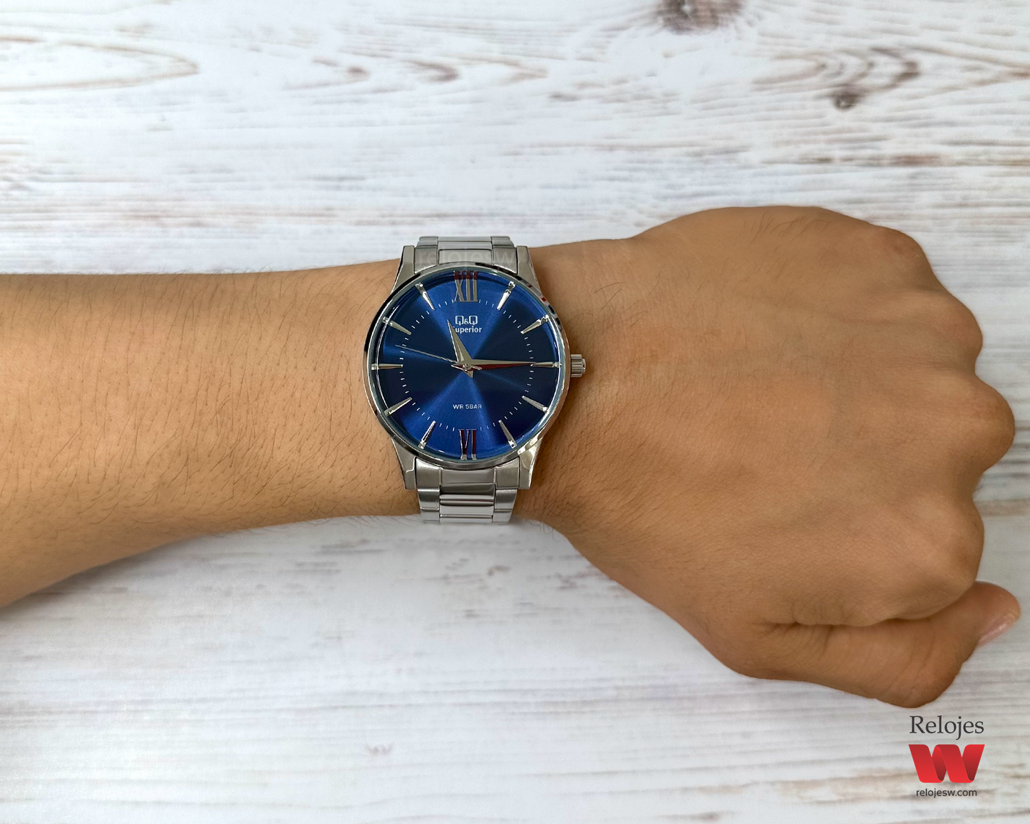 Reloj Q&Q Superior Hombre Plateado S398J212Y