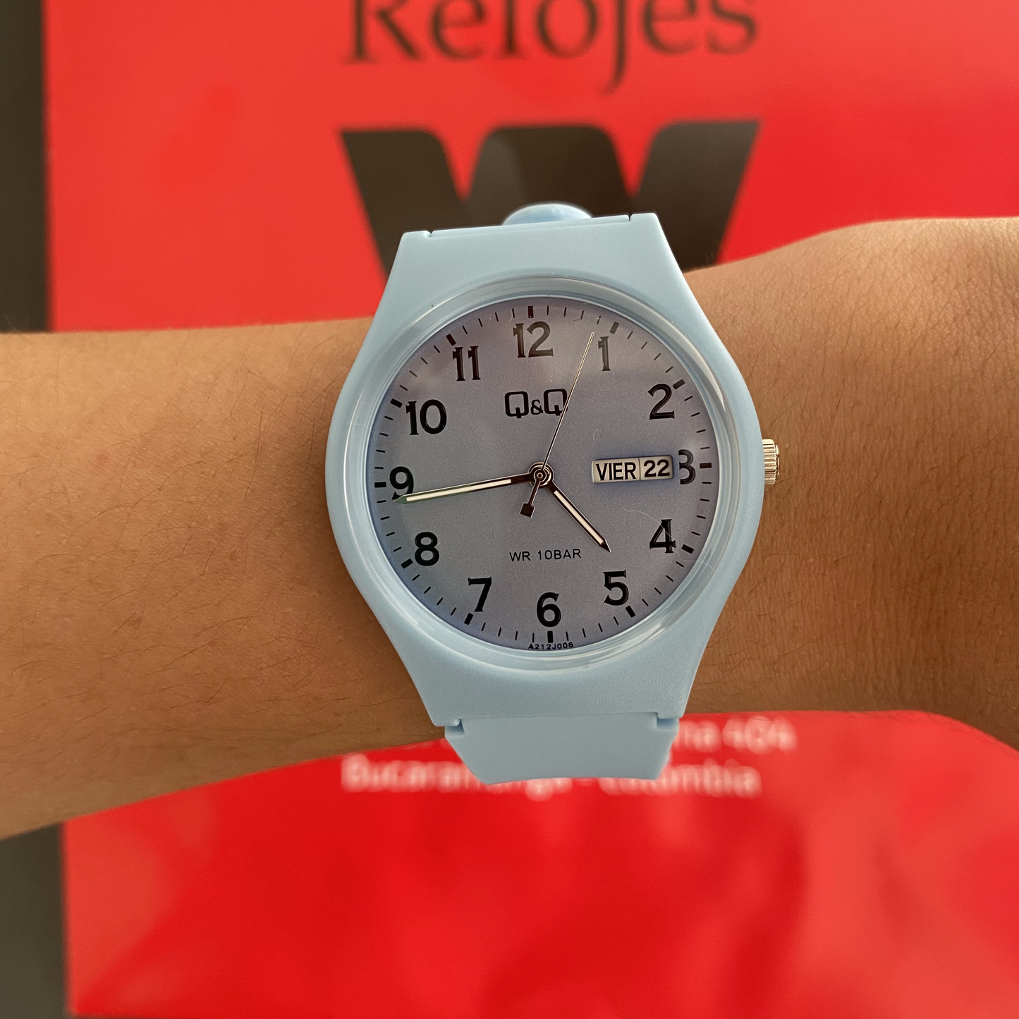 Reloj Q&Q Mujer A212J006Y Celeste