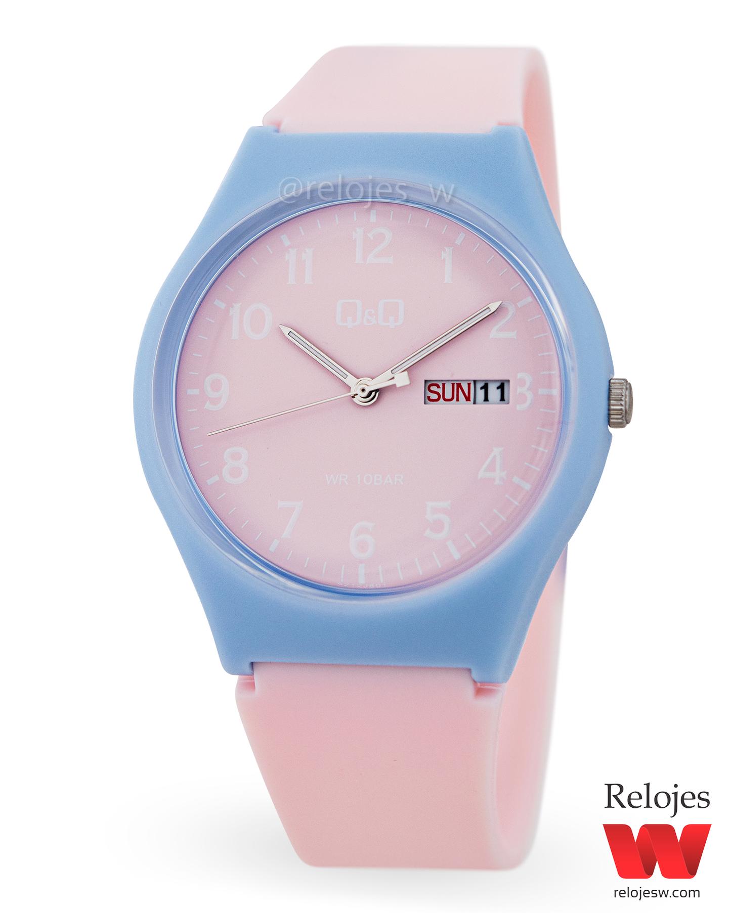 Reloj Q&Q Mujer Rosado Pastel A212J801Y