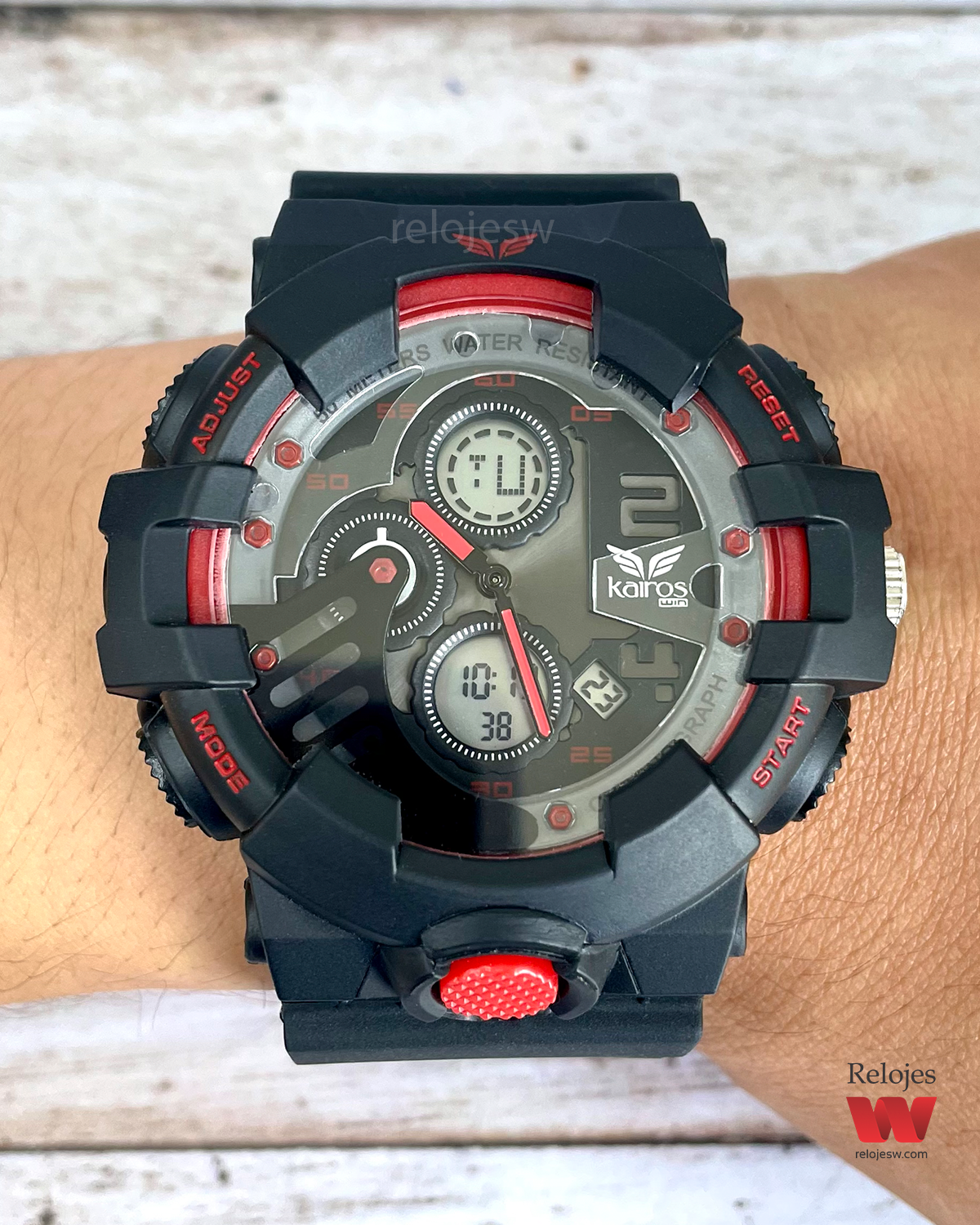 Reloj Kairos Hombre ADM0717-3 Negro