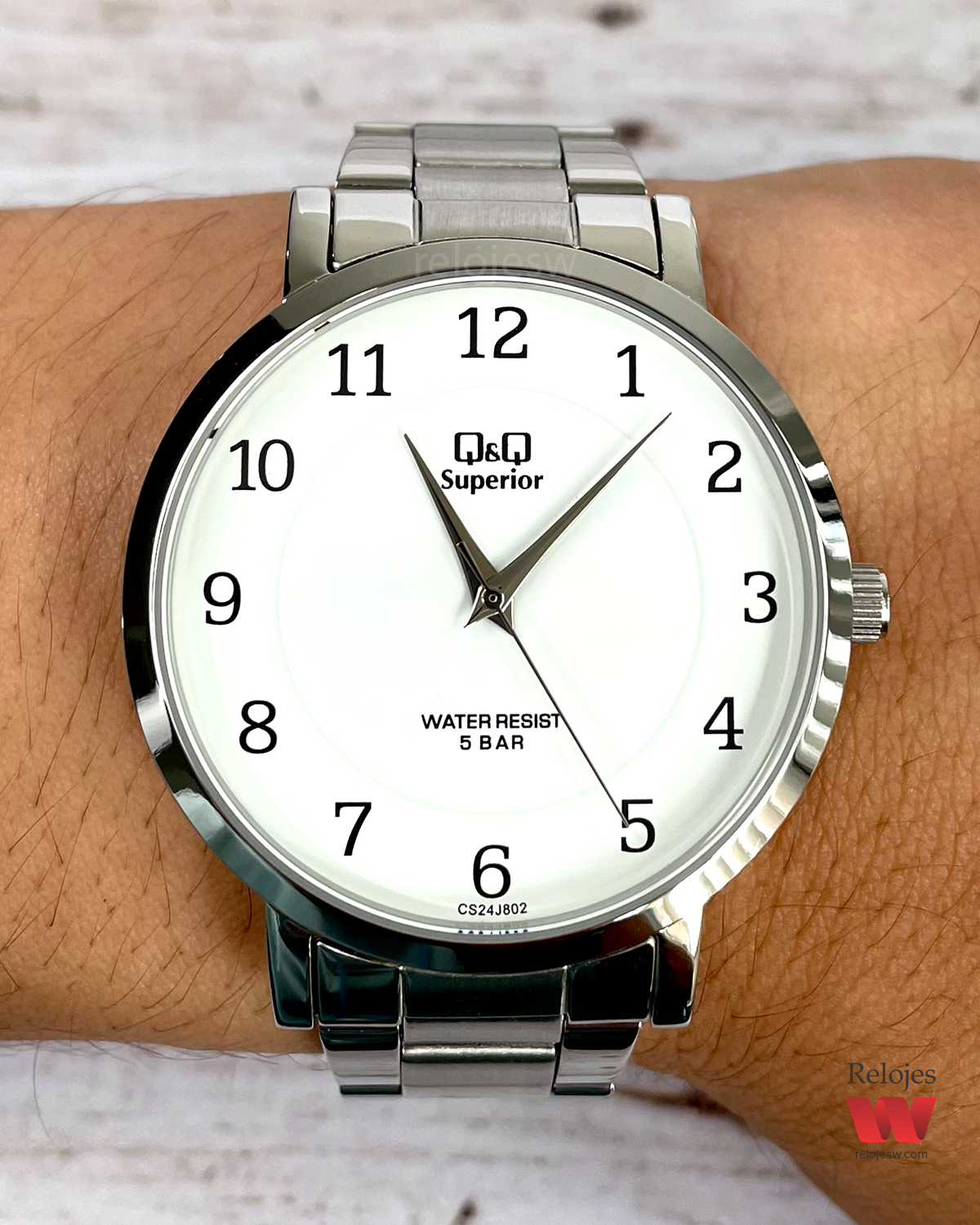 Reloj Q&Q Superior Hombre CS24J802Y Plateado