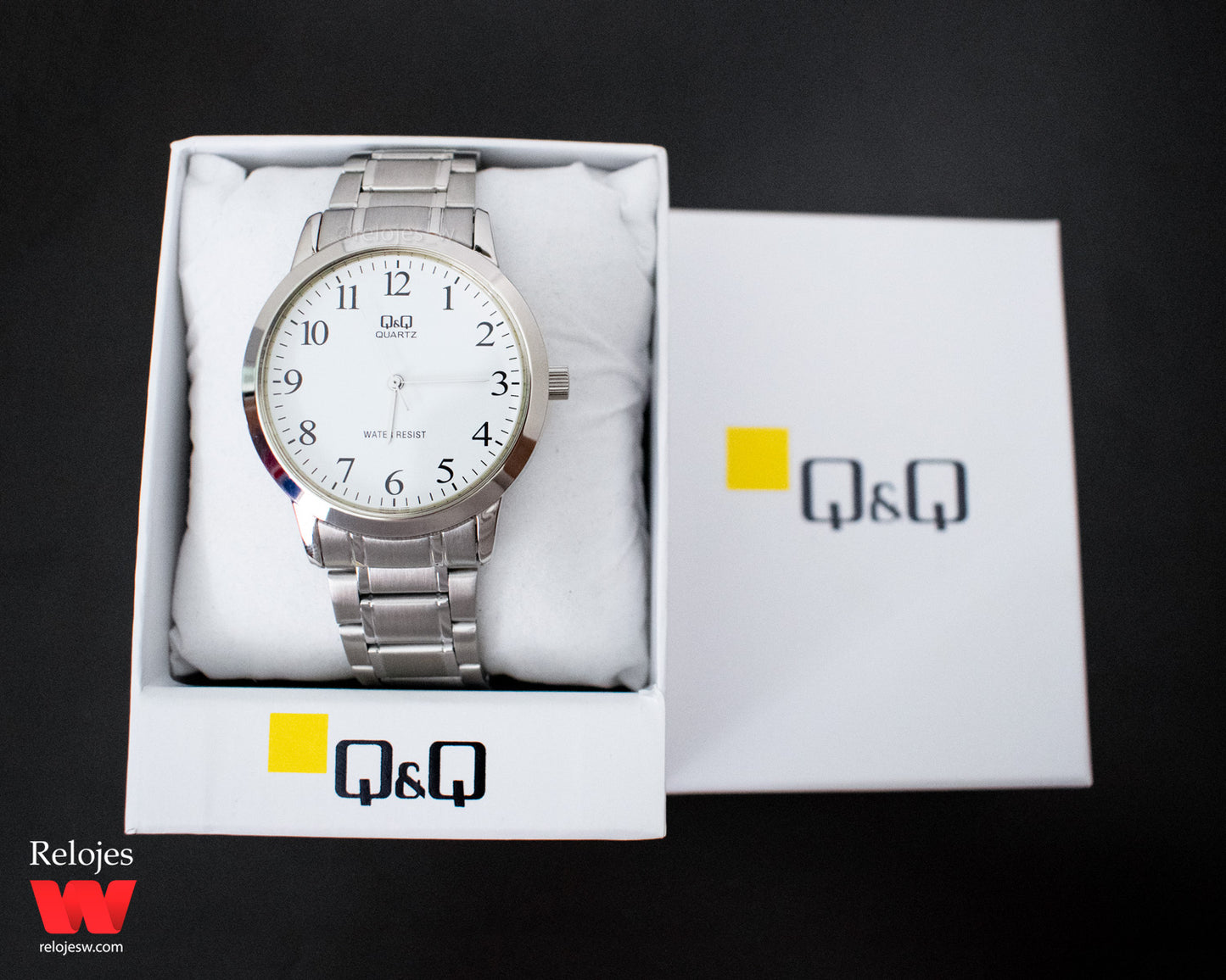 Reloj Q&Q Hombre Plateado Q946J204Y