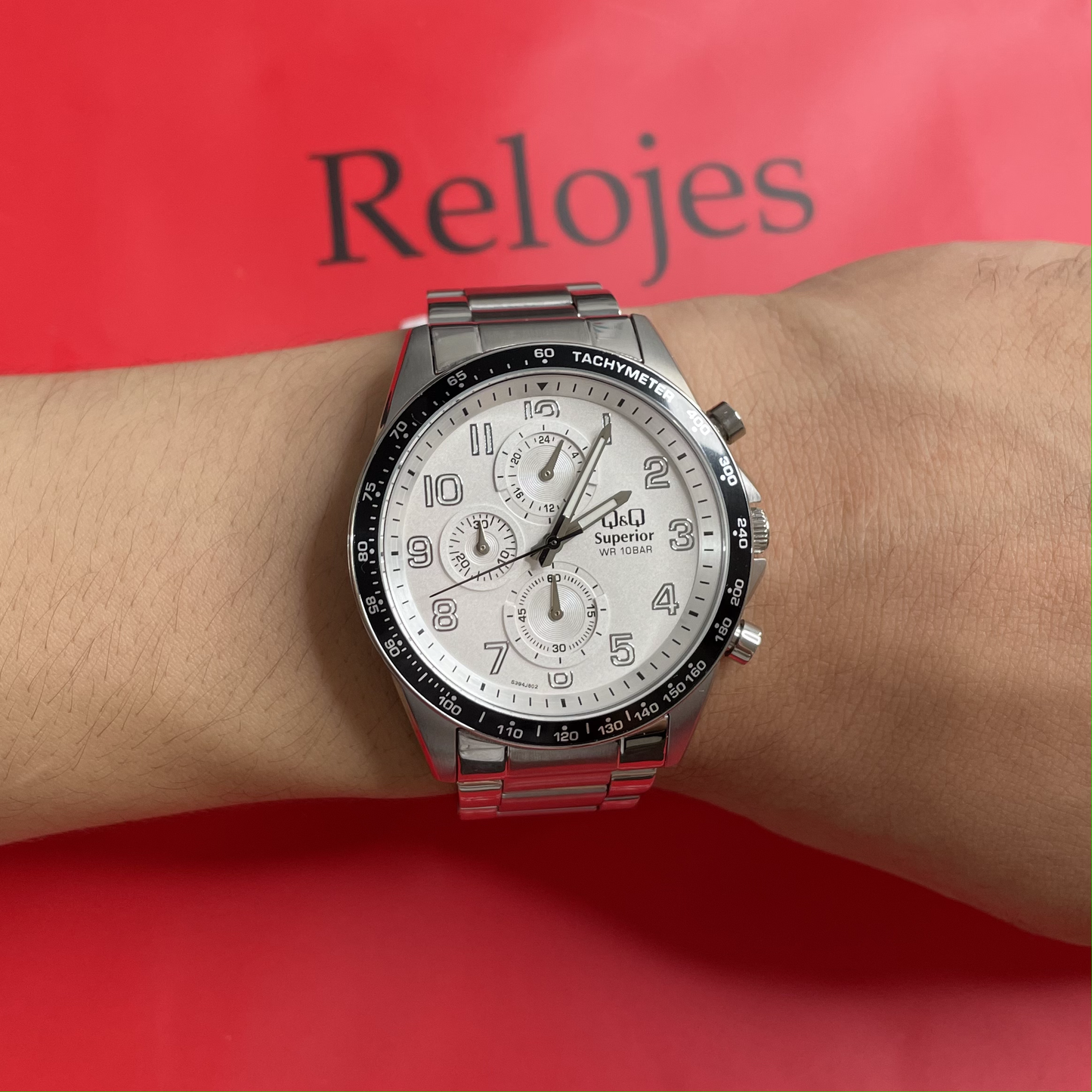 Reloj Q&Q Superior Hombre S394J802Y Plateado