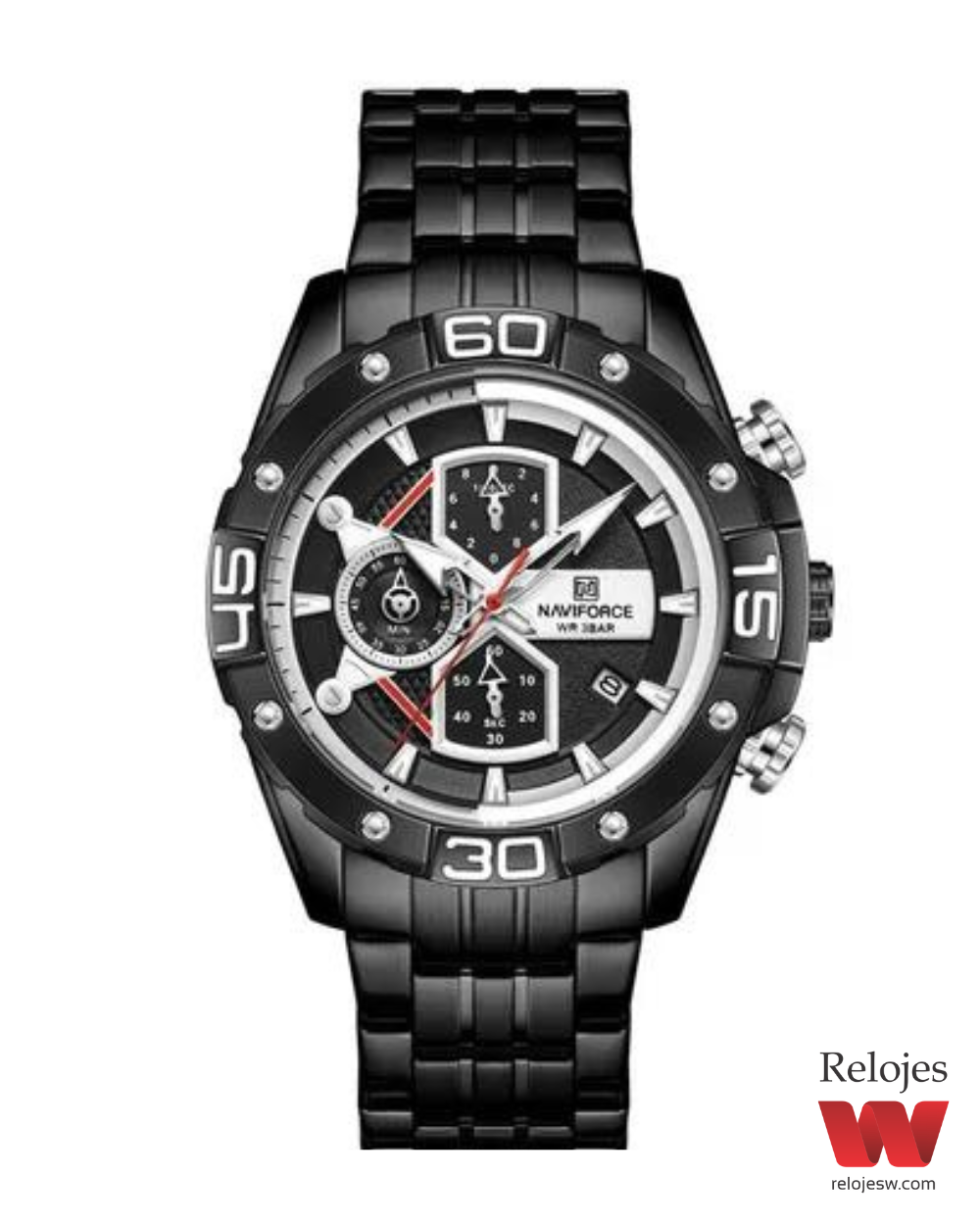 Reloj Naviforce Hombre Negro NF8018M NENE Relojes W