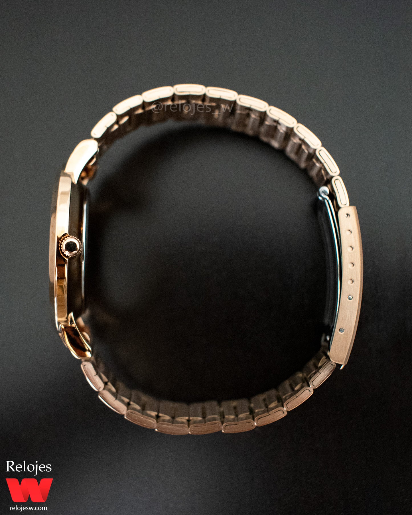 Reloj Q&Q Hombre Oro Rosa Q944J815Y