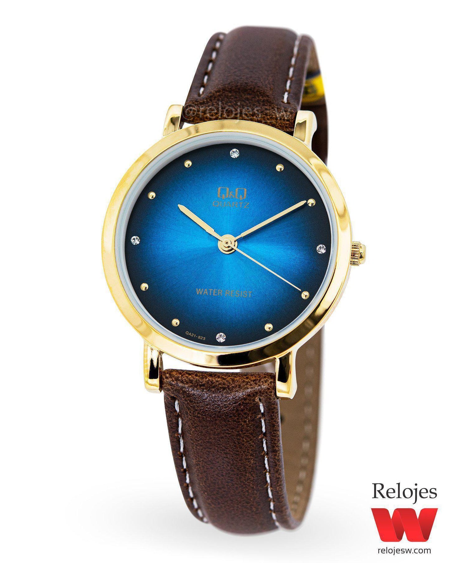 Reloj Q&Q Mujer QA21J823Y Marrón Dorado