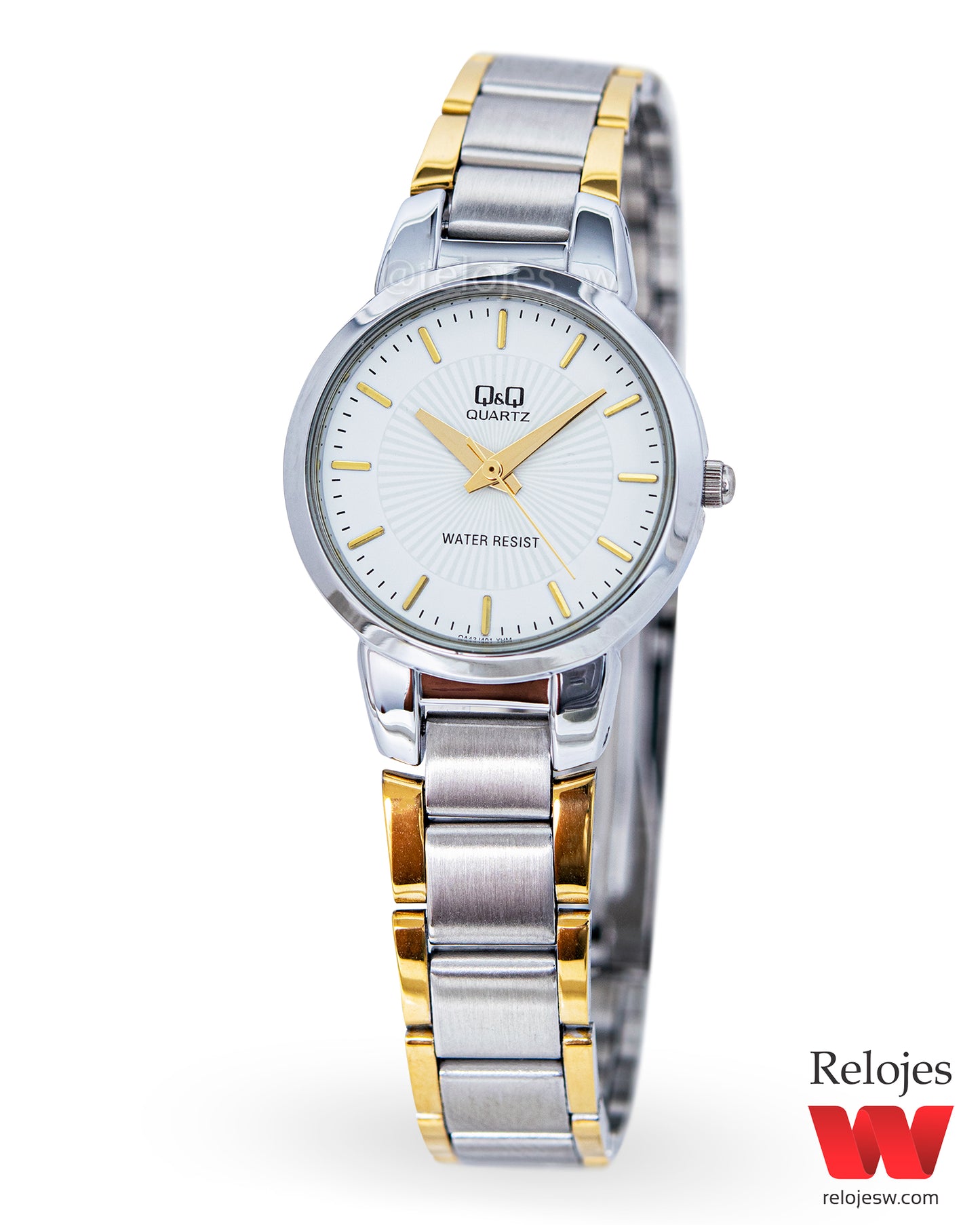 Reloj Q&Q Mujer Plateado Dorado C39A005Y