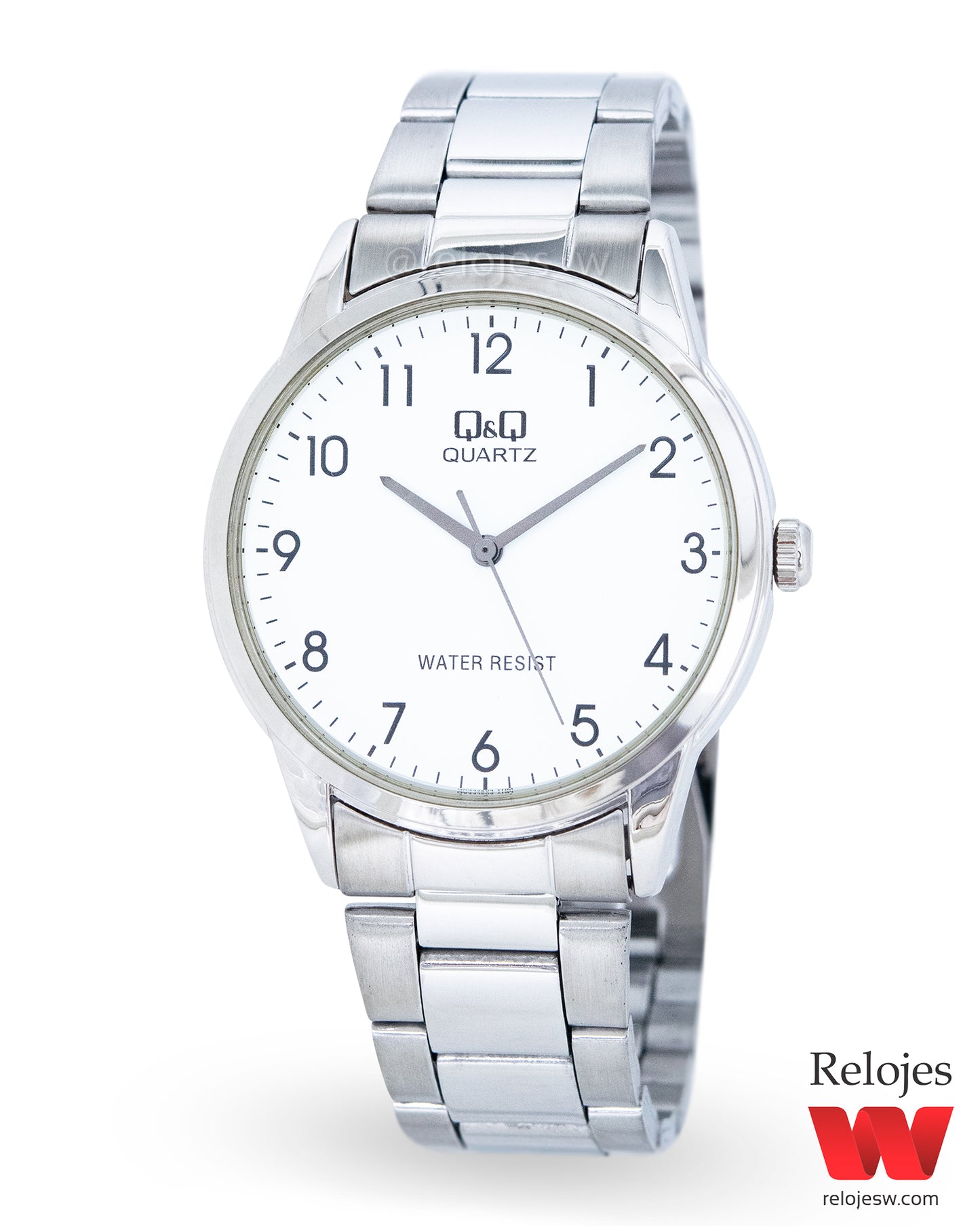 Reloj Q&Q Hombre Plateado QA44J204Y