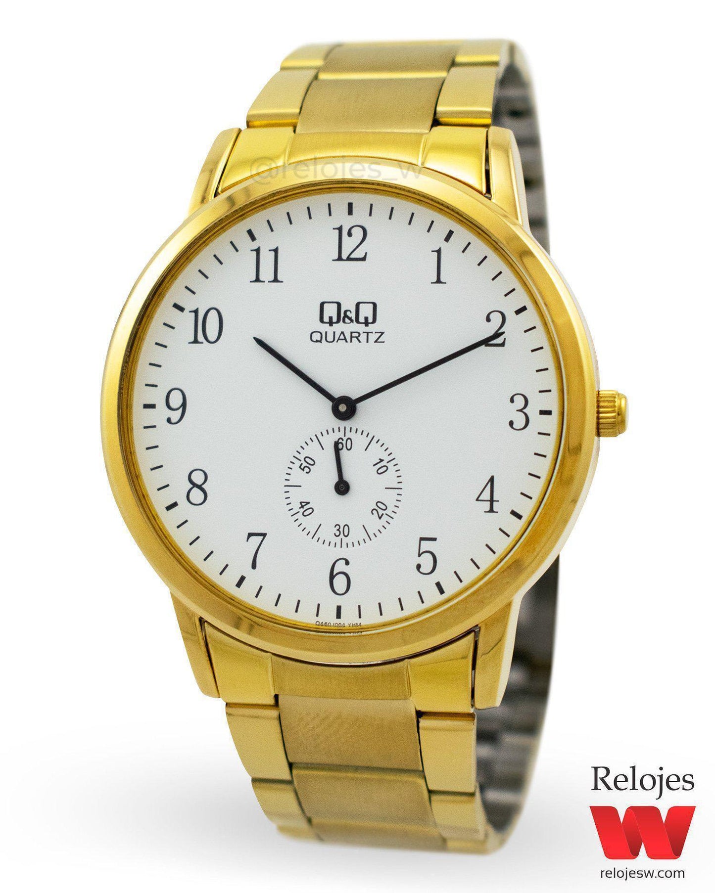 Reloj Q&Q Hombre QA60J004Y Dorado Blanco