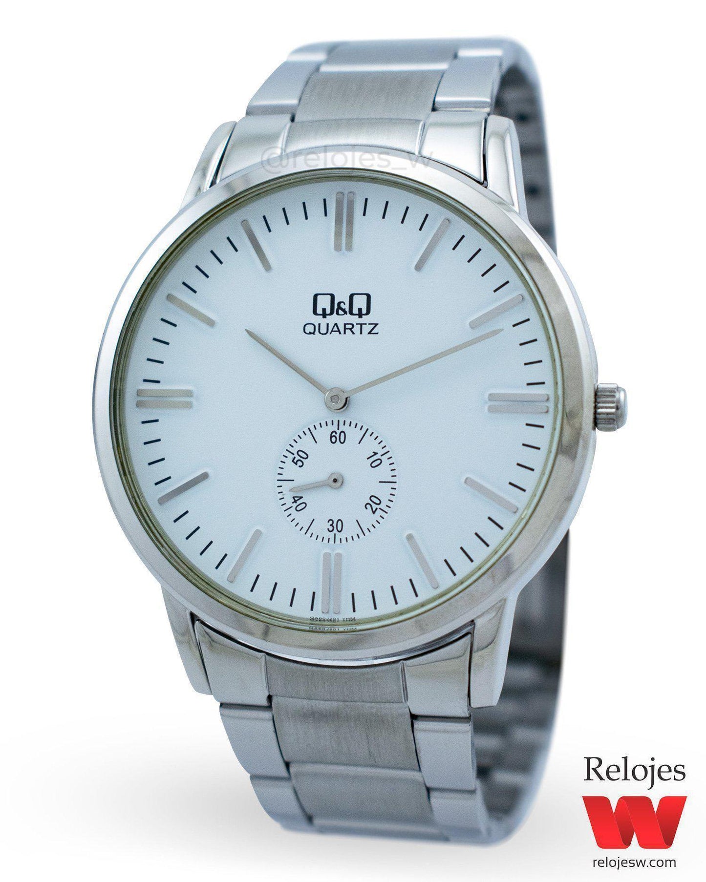 Reloj Q&Q Hombre QA60J201Y Plateado