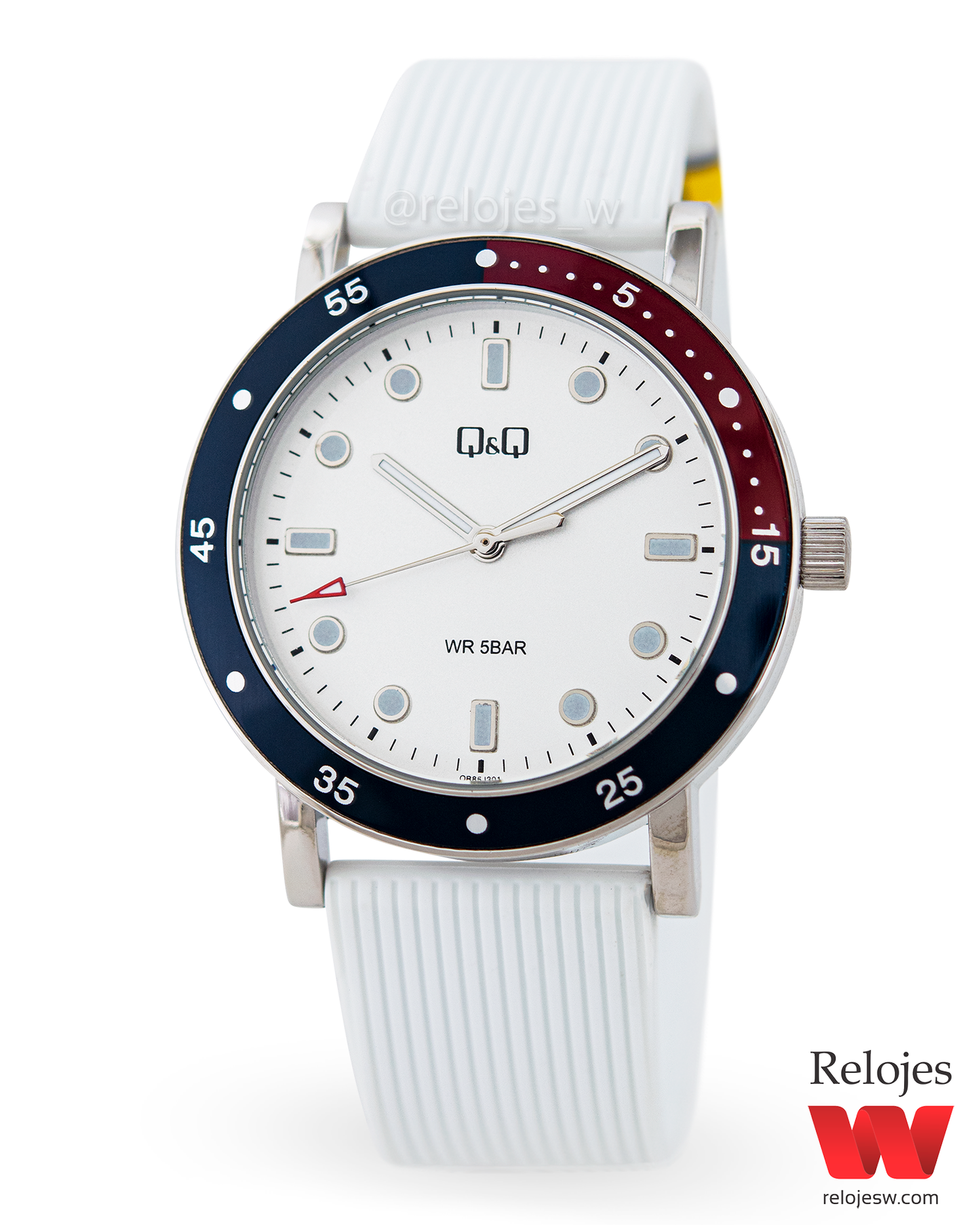 Reloj Q&Q Mujer Blanco Plateado QB85J301Y