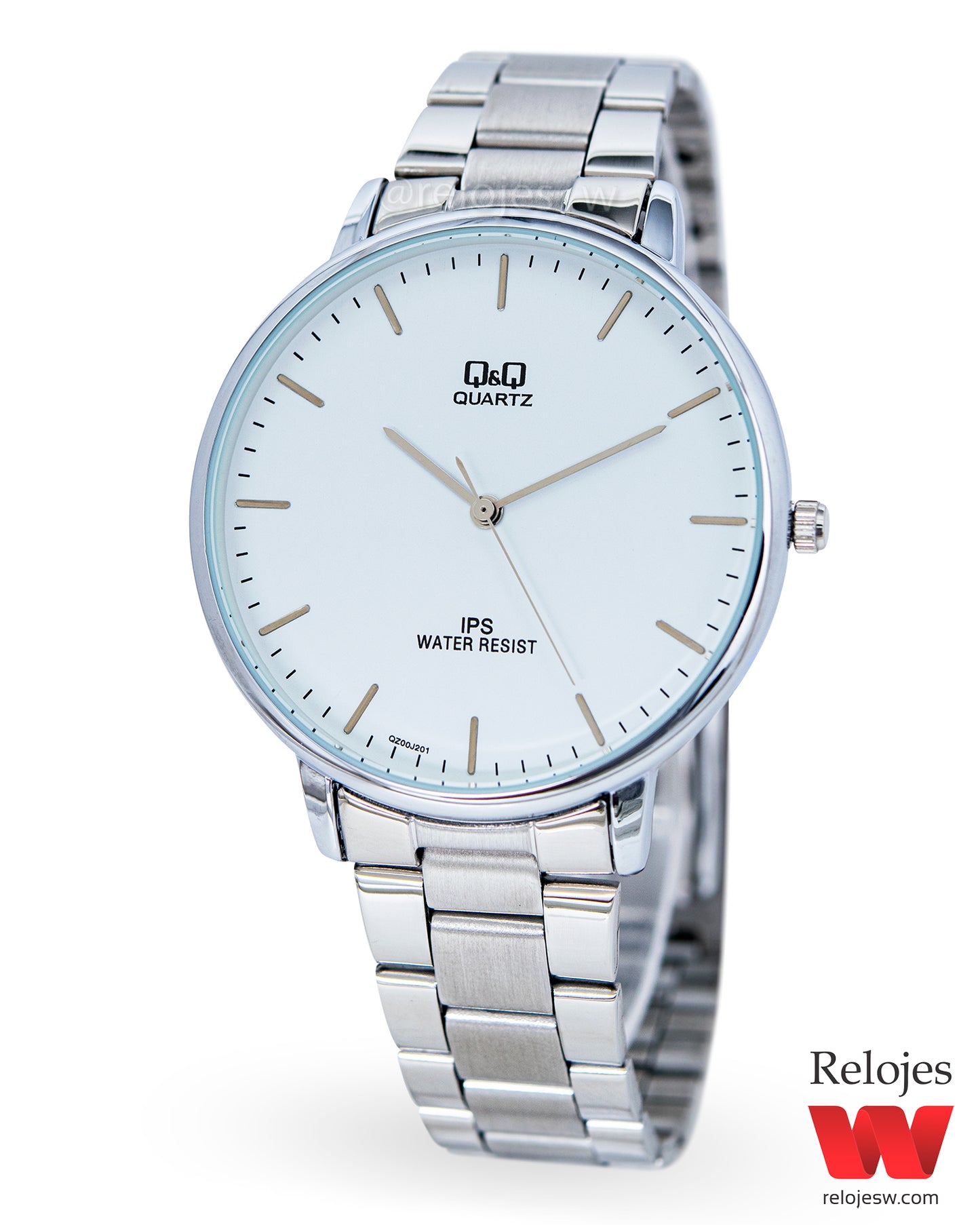 Reloj Q&Q Hombre Plateado QZ00J201Y