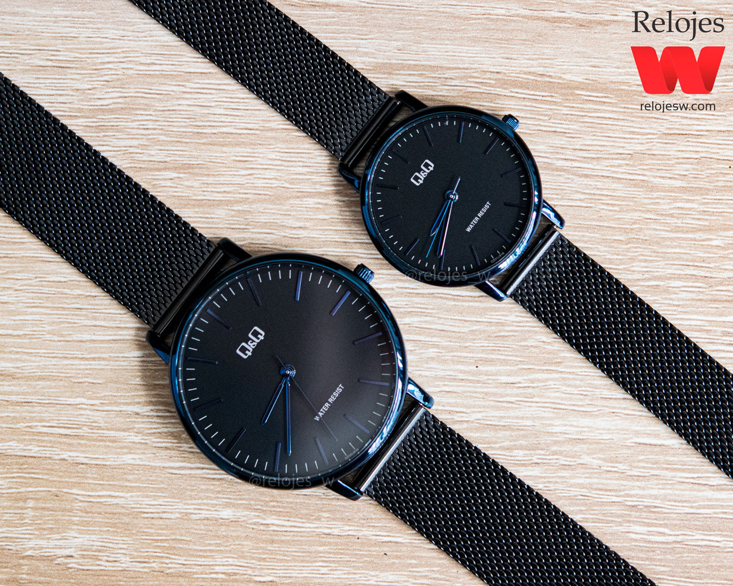 Reloj Q&Q Pareja QZ00J816Y - QZ01J816Y Negro Azul
