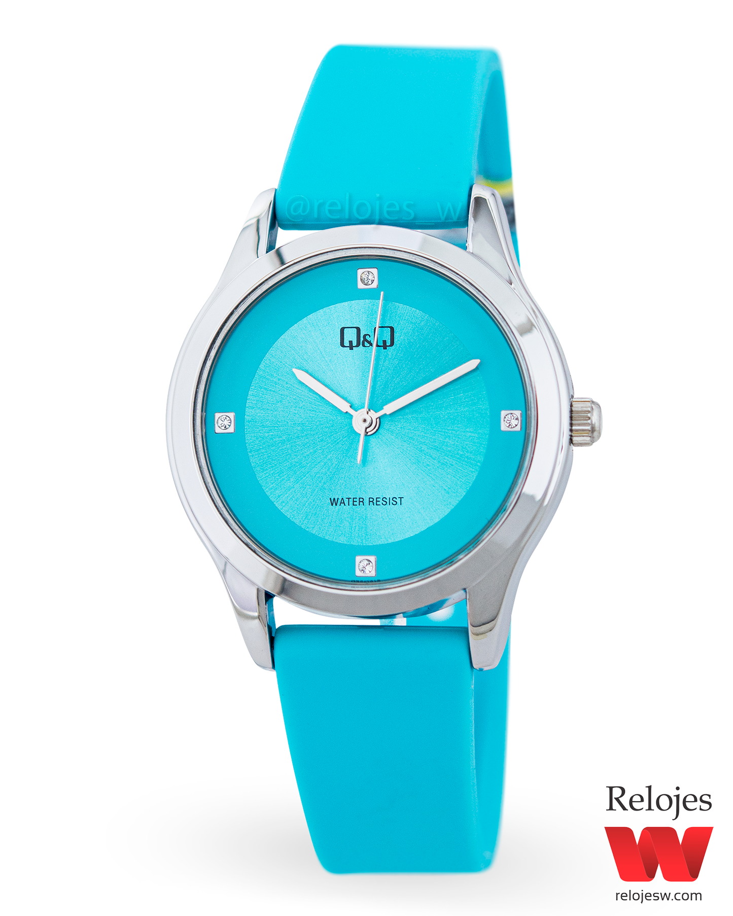 Reloj Q&Q Mujer Azul Plateado QZ51J372Y