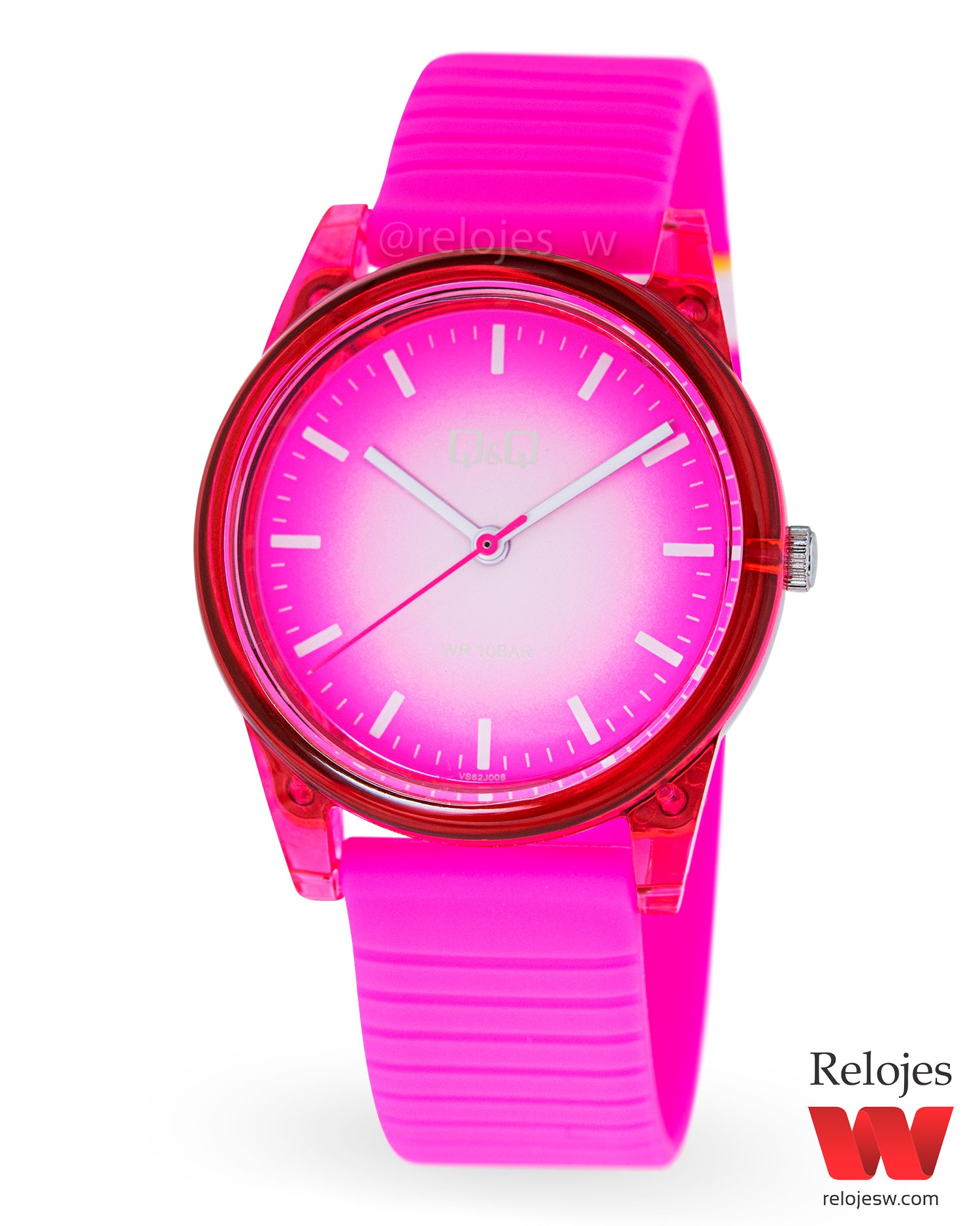 Reloj Q Q Mujer Fuscia VS62J008Y Relojes W