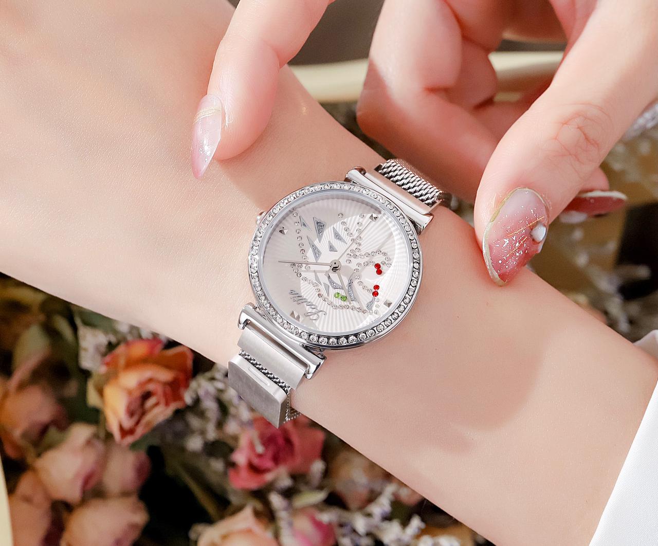 Reloj Scottie Mujer Wild Plateado