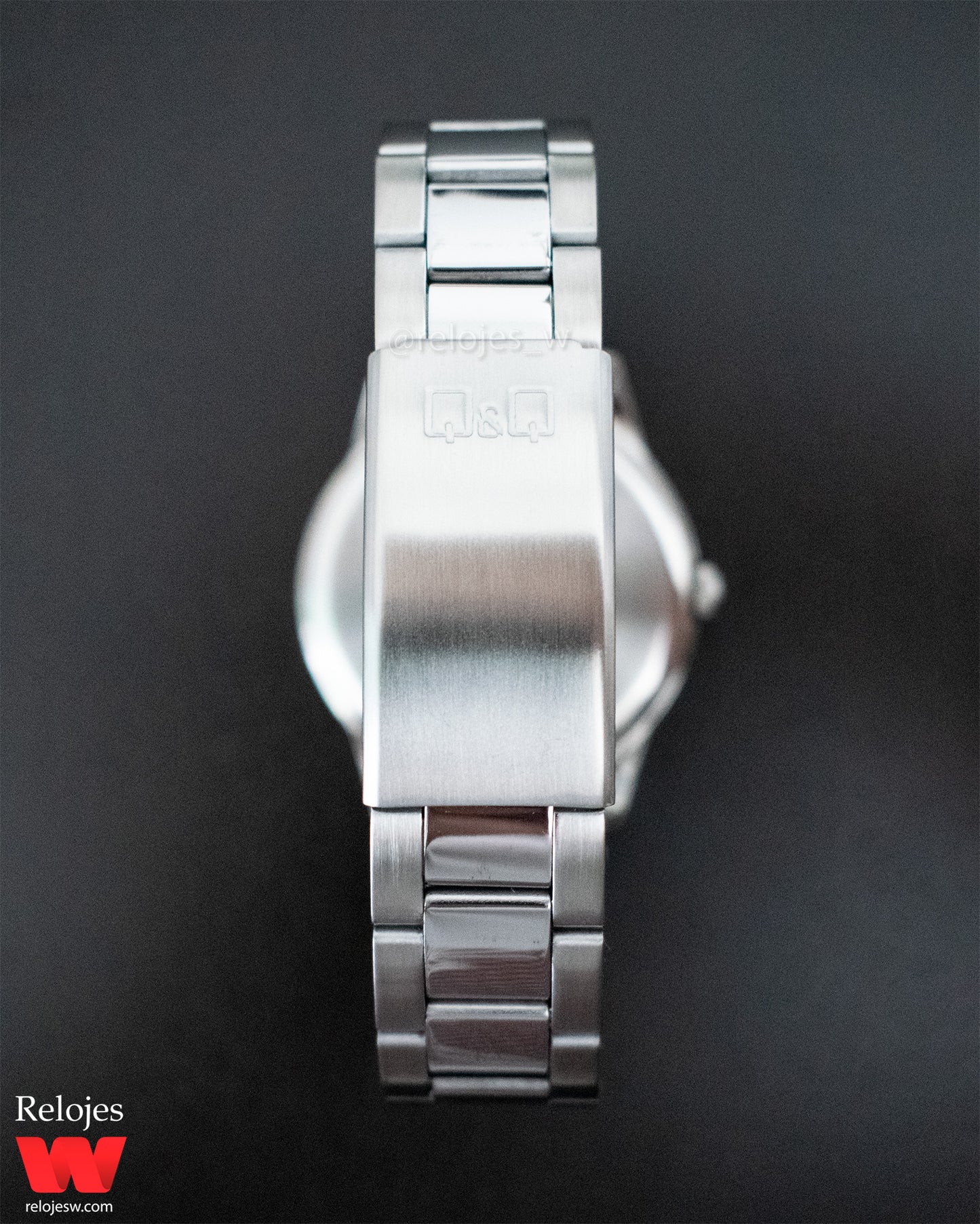 Reloj Q&Q Hombre Plateado QA44J204Y