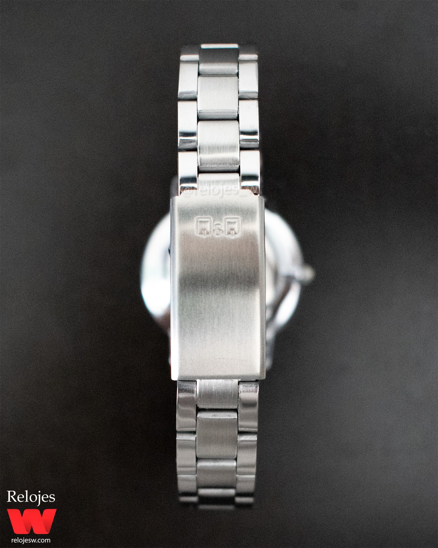 Reloj Q&Q Mujer Plateado Negro QZ01J202Y